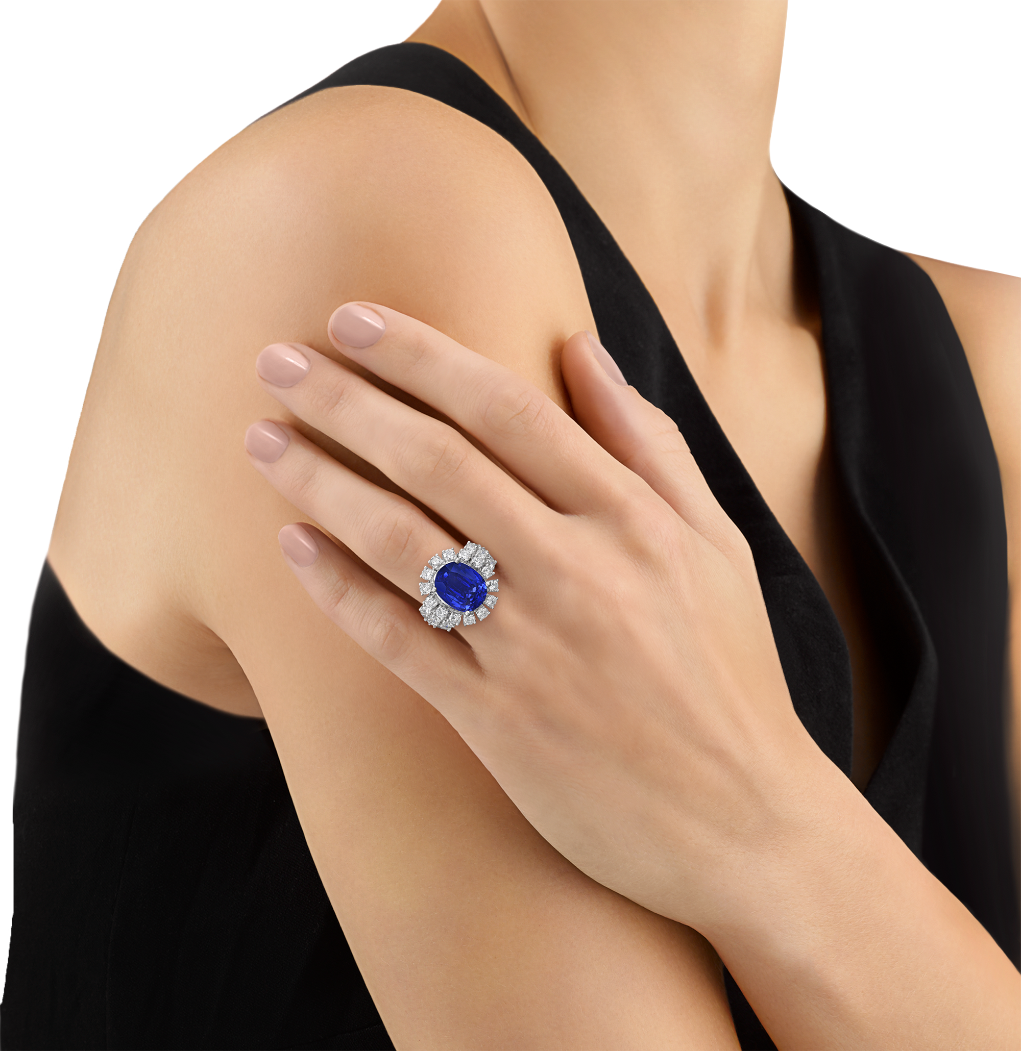 Ceylon Sapphire Ring, 8.11 carats