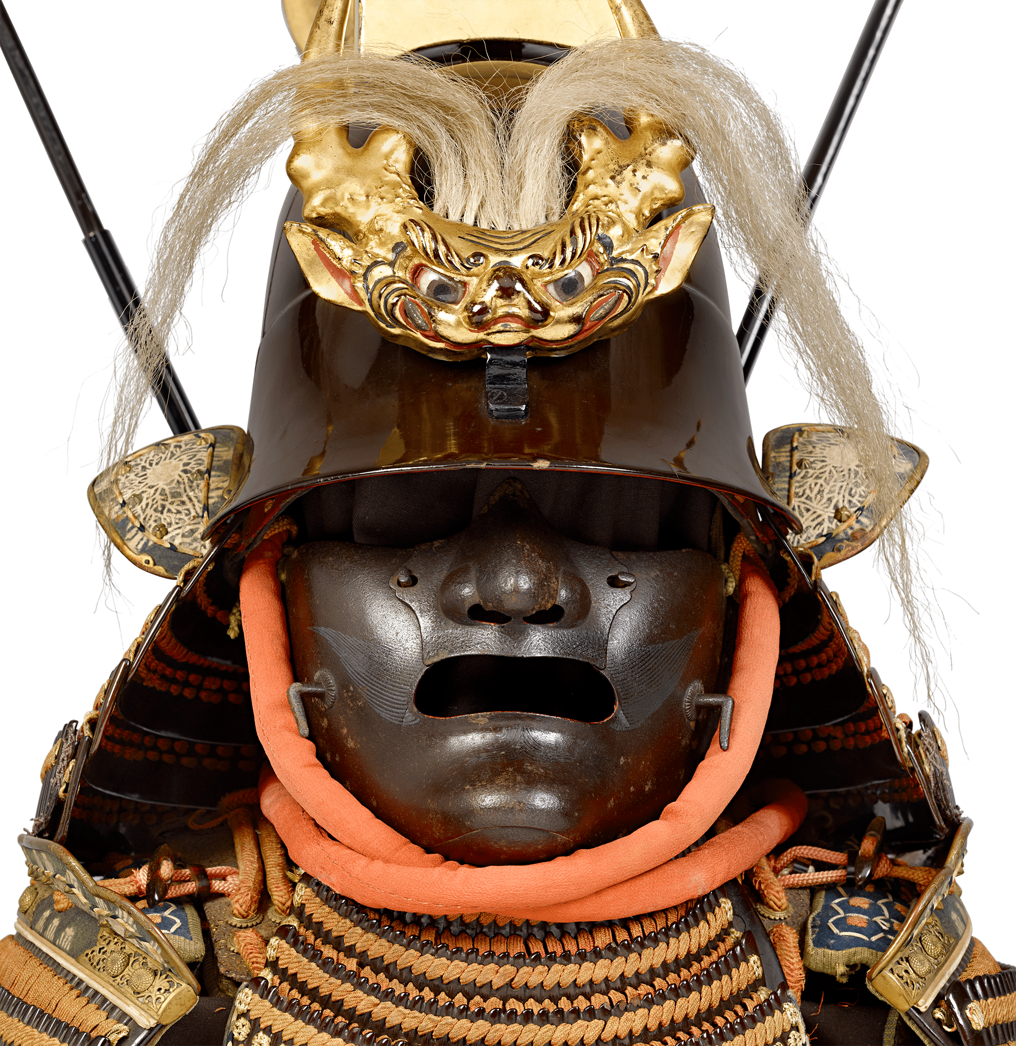 Edo-period Orange-Laced Samurai Suit