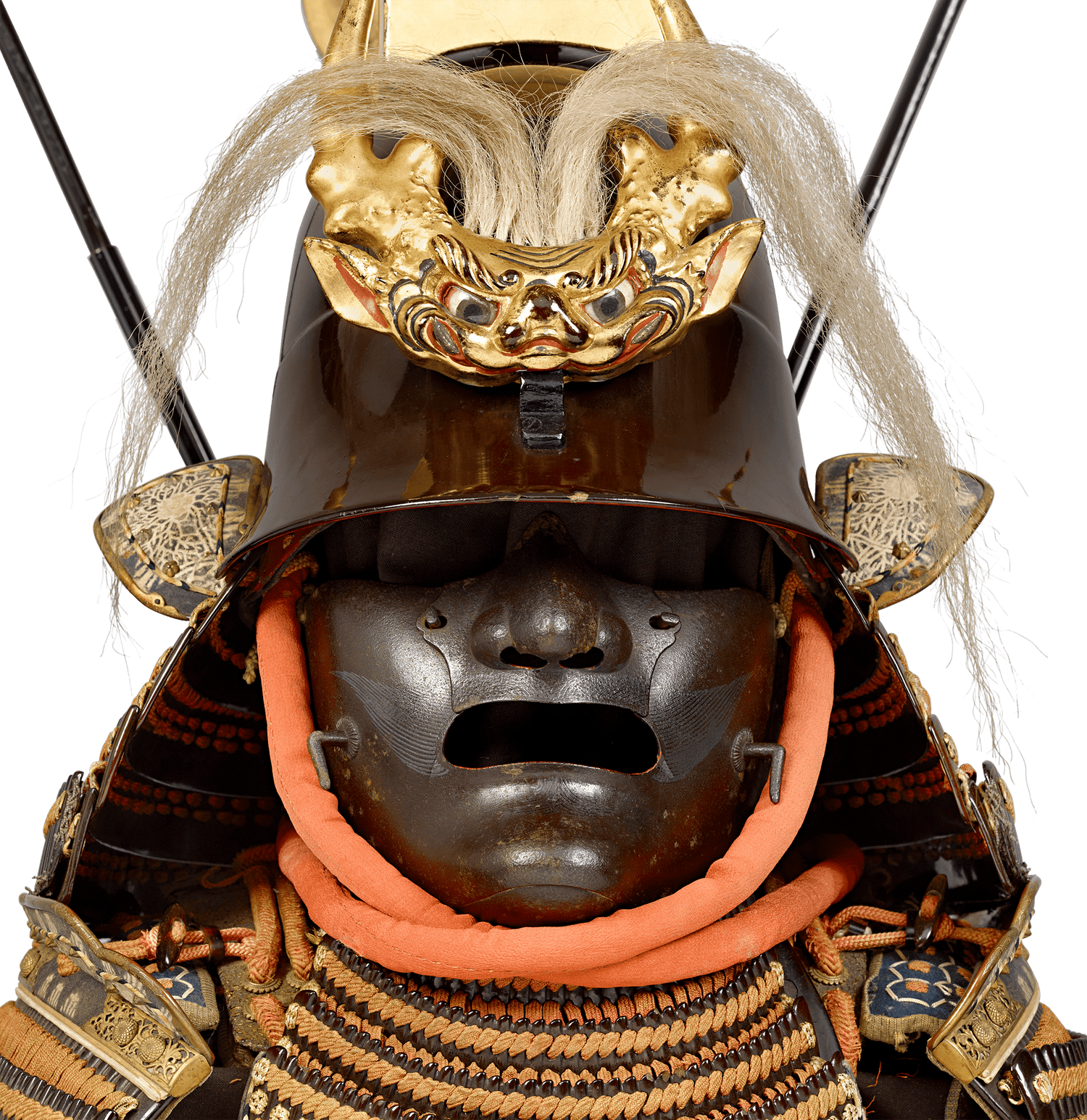 Edo-period Orange-Laced Samurai Suit