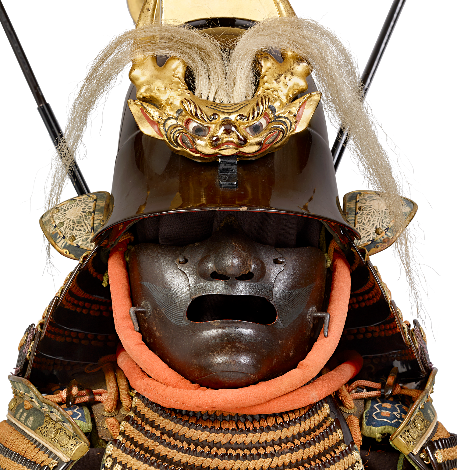 Edo-period Orange-Laced Samurai Suit