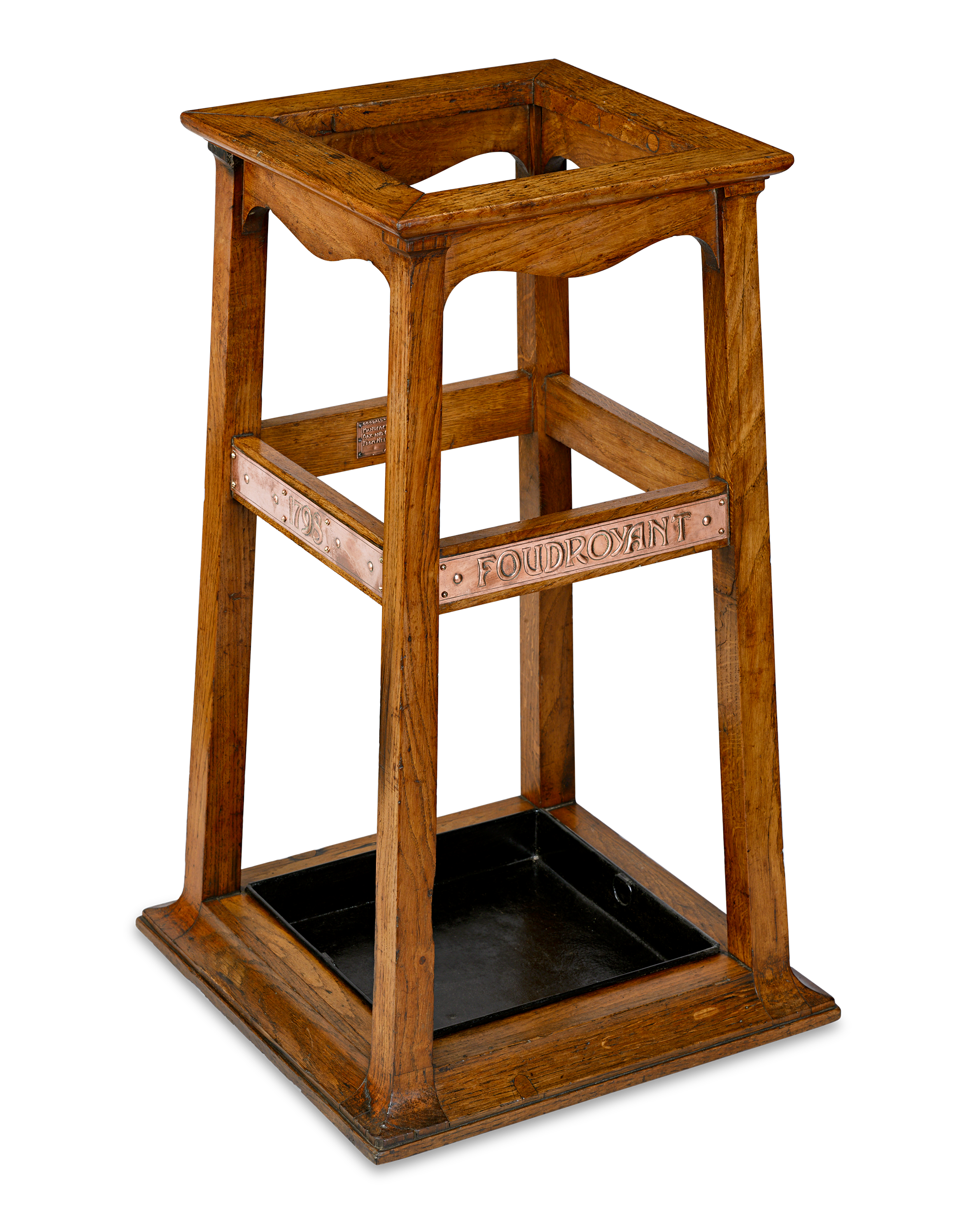 Umbrella Stand Made from the HMS Foudroyant's Oak