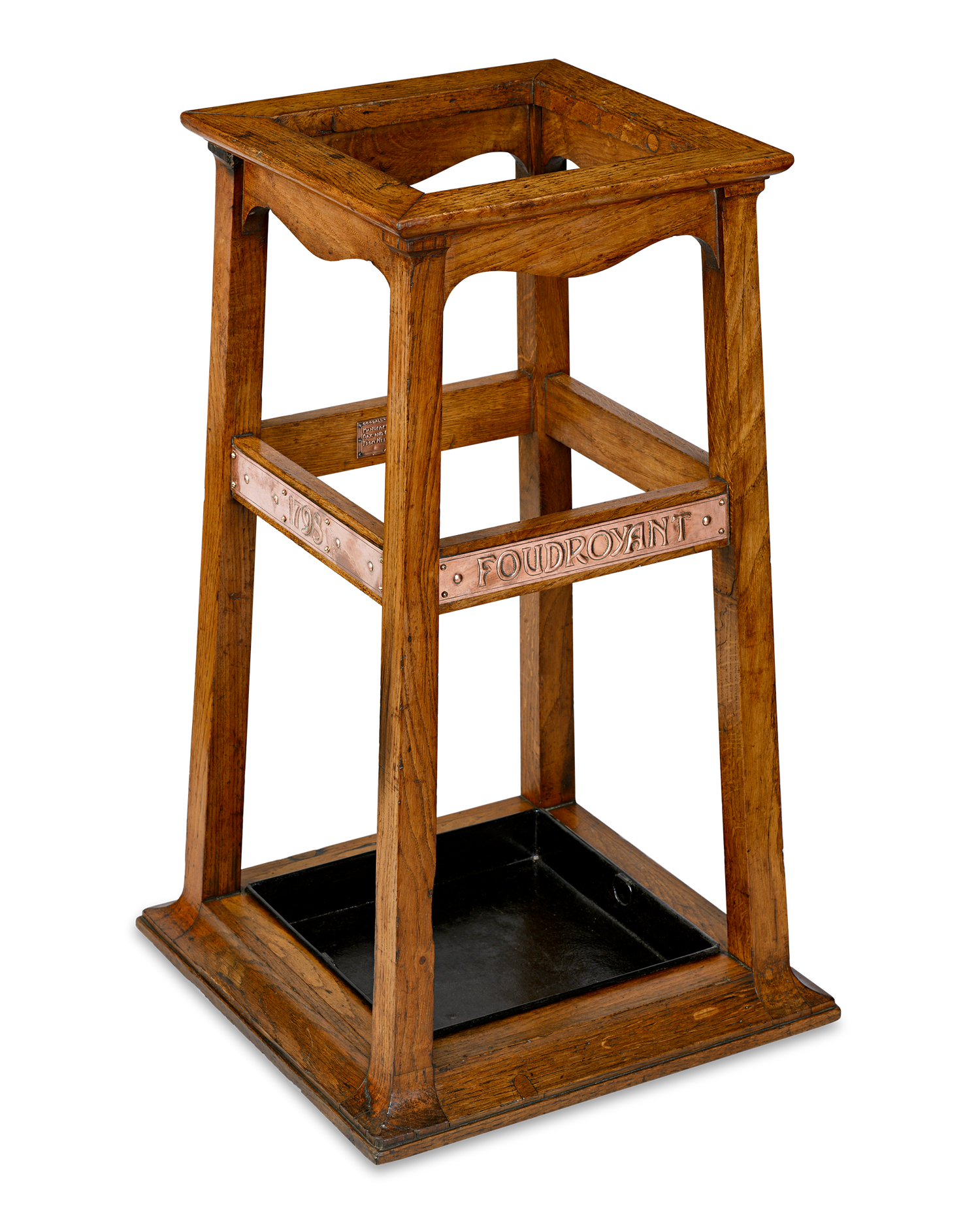 Umbrella Stand Made from the HMS Foudroyant's Oak