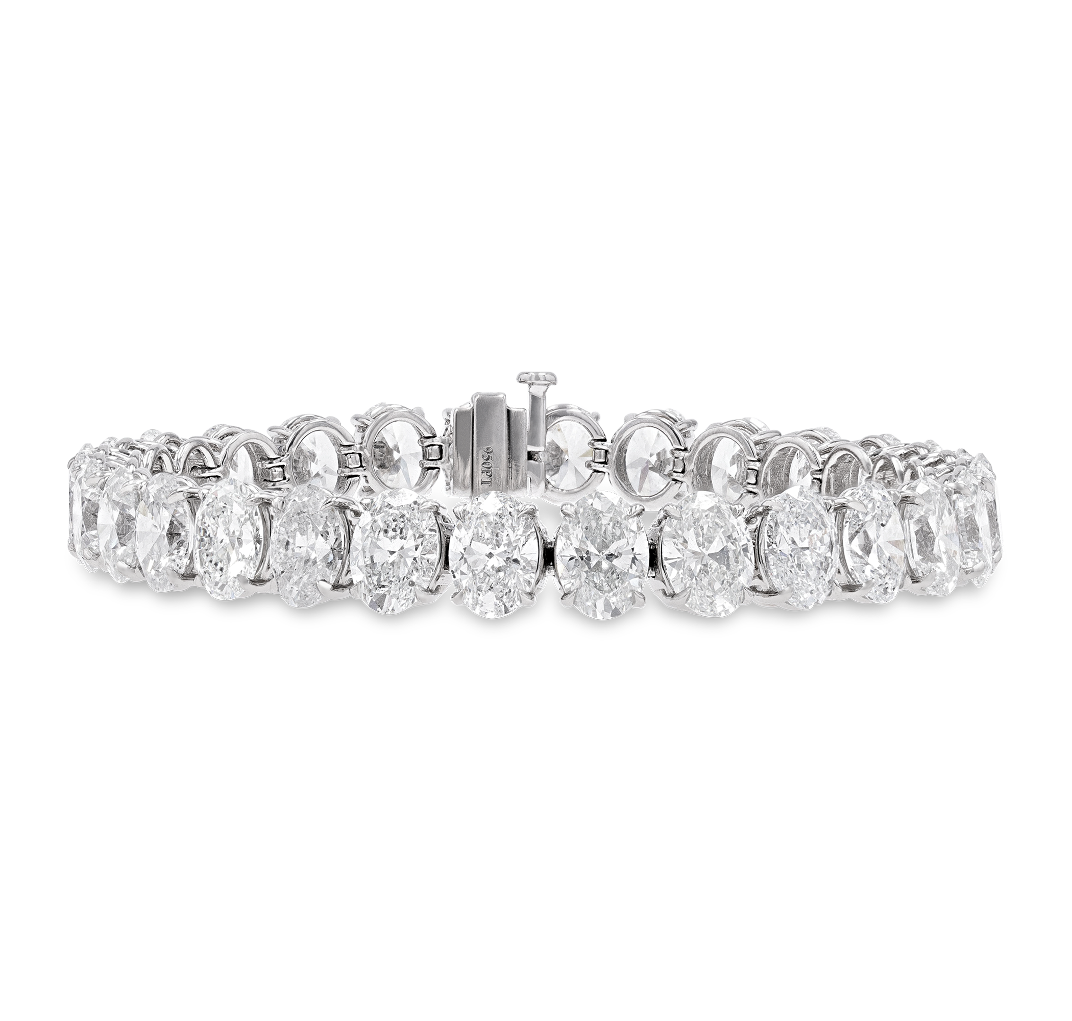 Diamond Line Bracelet, 30.01 Carats