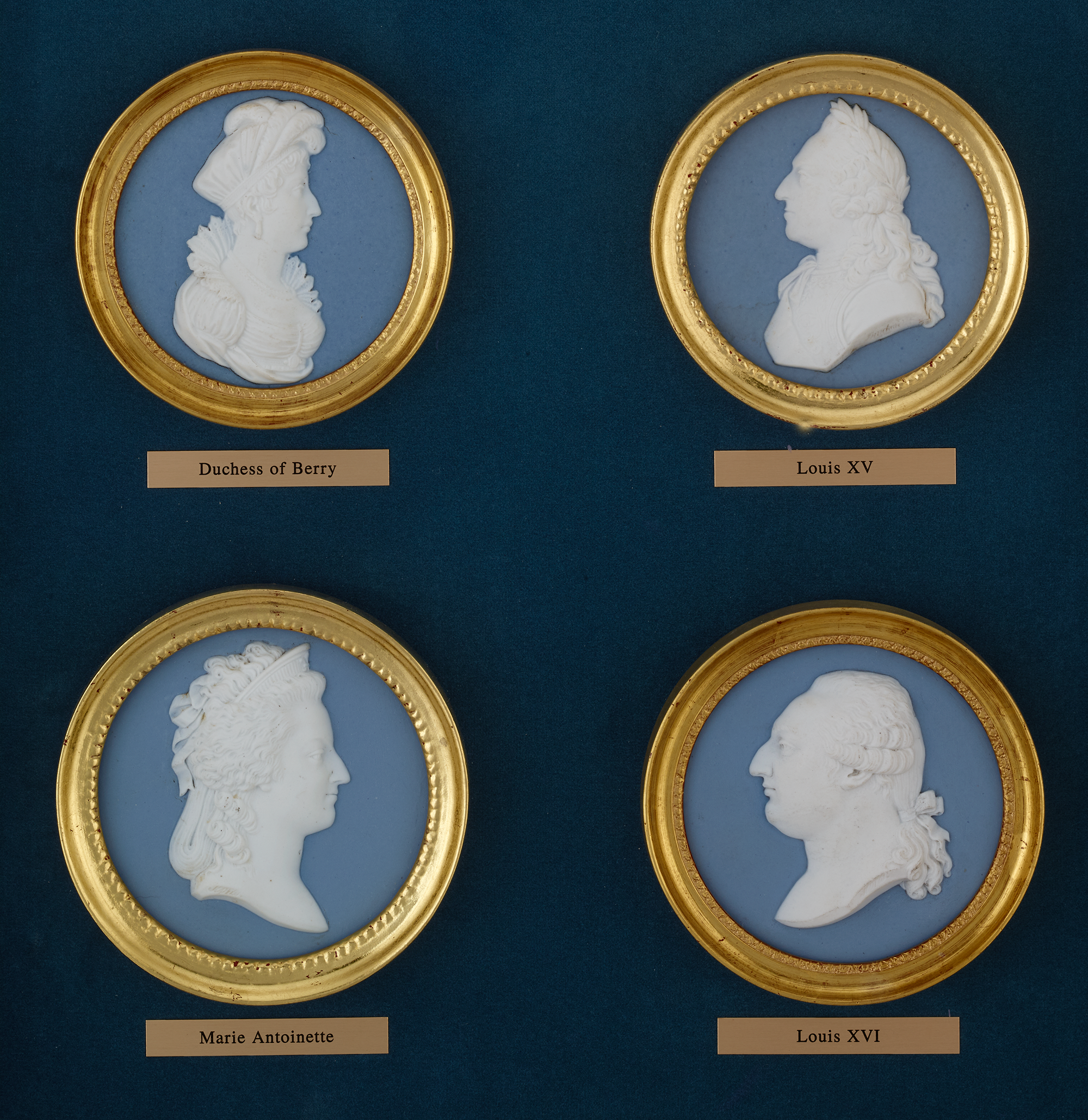 Sèvres Rulers of France Portrait Medallions