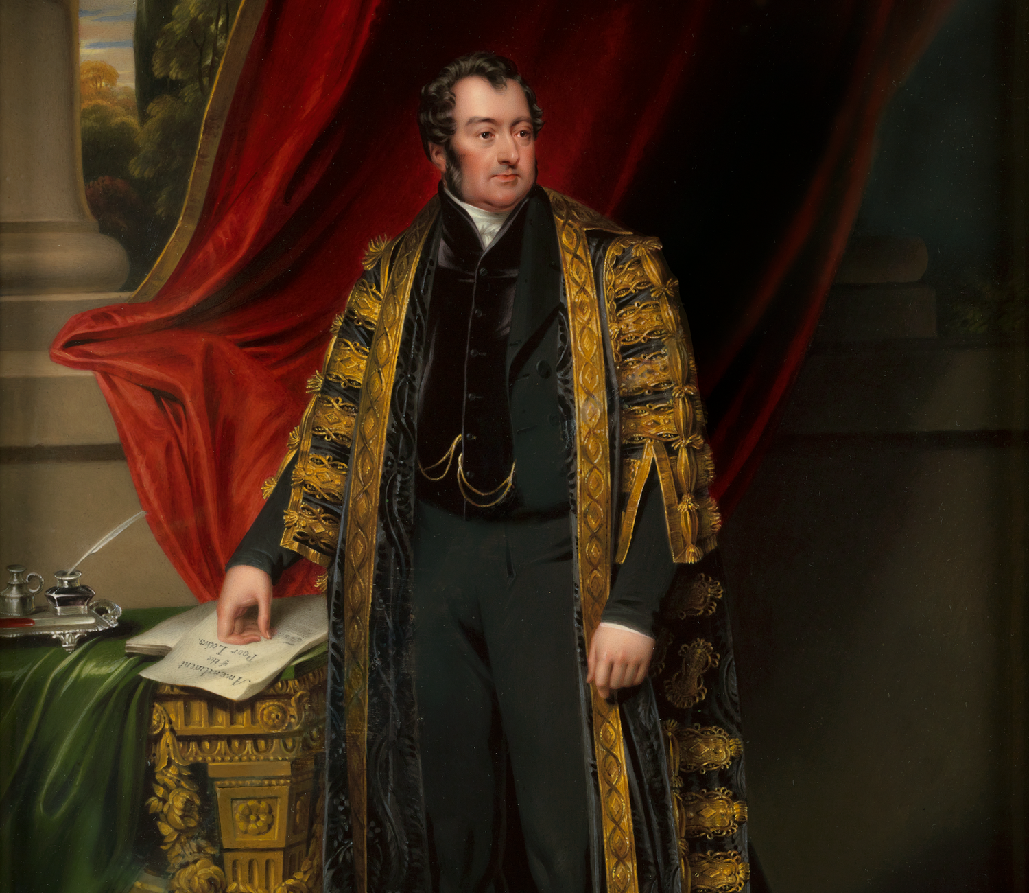 John Charles Spencer, 3rd Earl Spencer, Portrait by Henry Pierce Bone