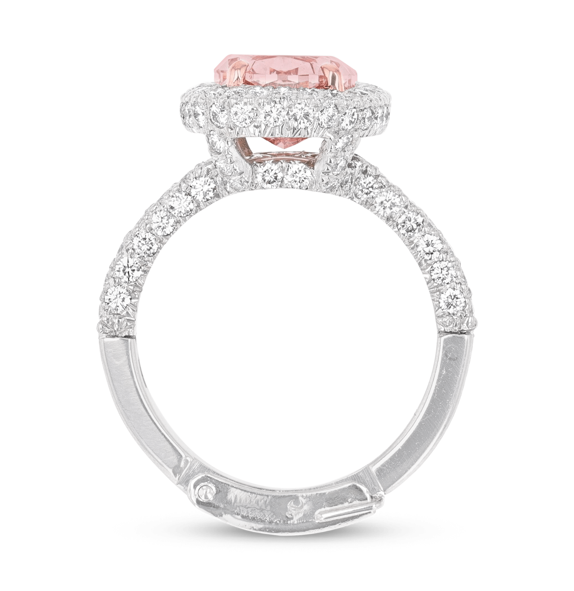 Natural Fancy Pink Diamond Ring, 3.31 carats