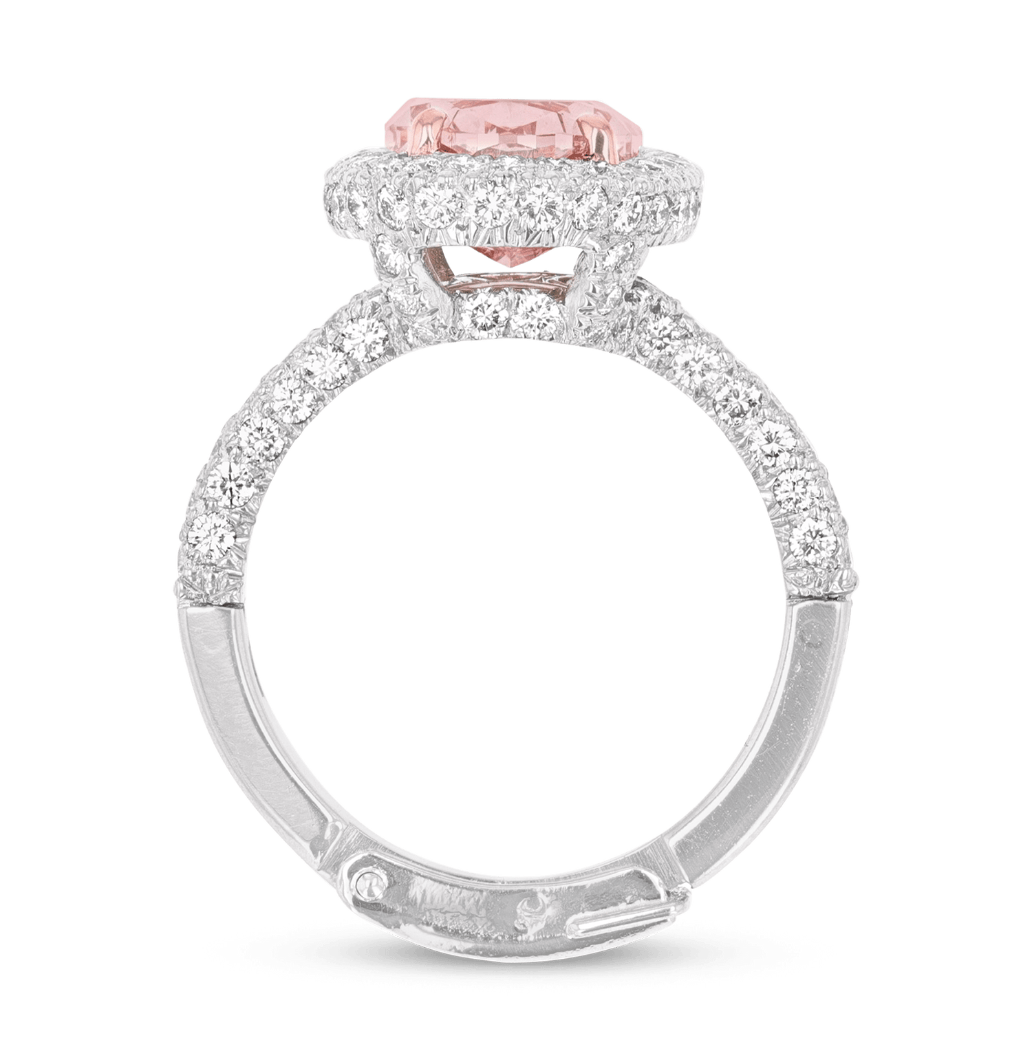 Natural Fancy Pink Diamond Ring, 3.31 carats