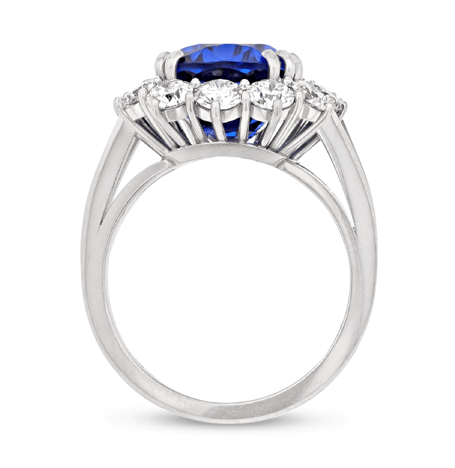 Sapphire and Diamond Ring, 6.86 Carats