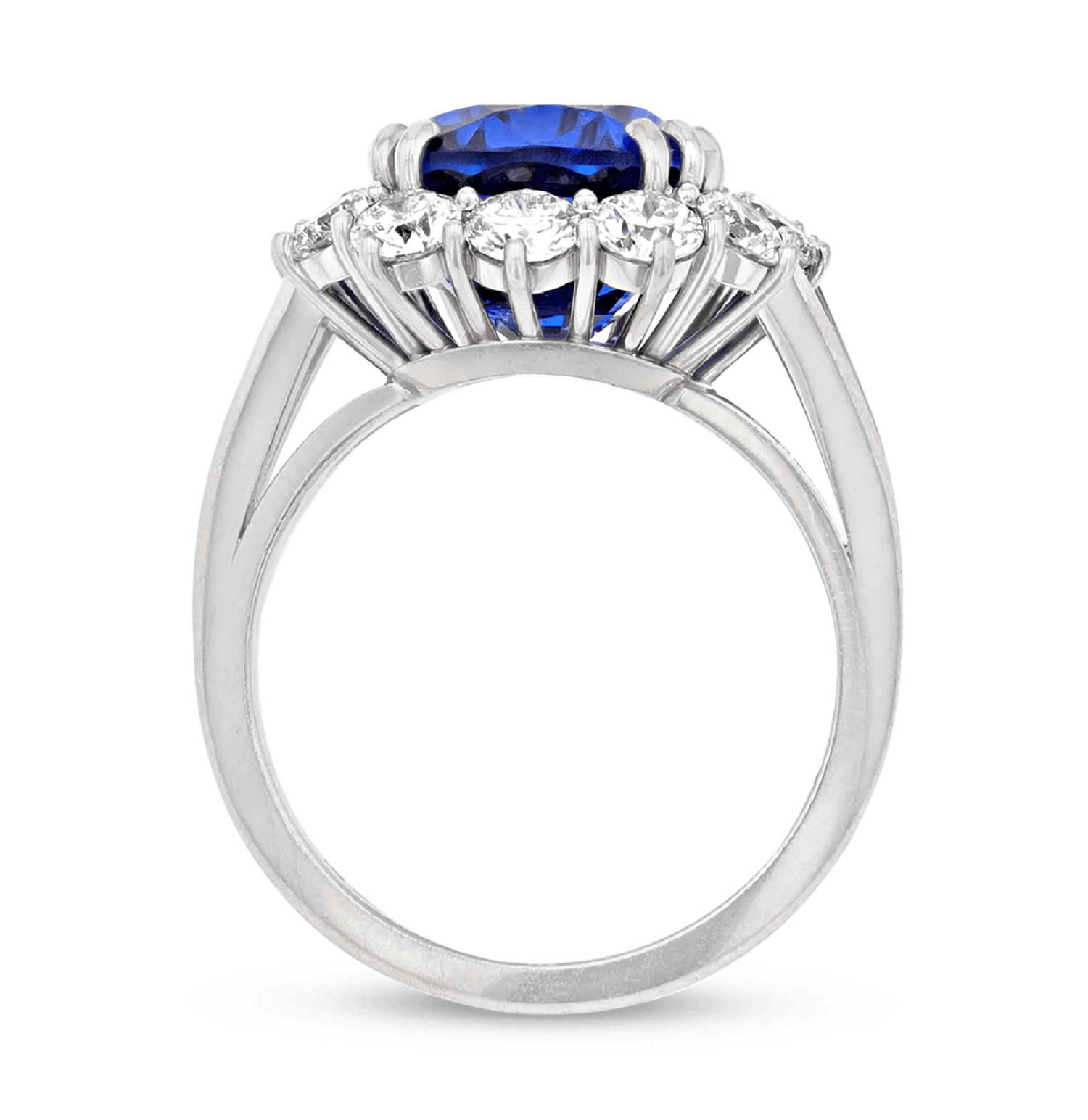 Sapphire and Diamond Ring, 6.86 Carats