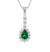 Tsavorite Garnet Necklace, 1.77 carats