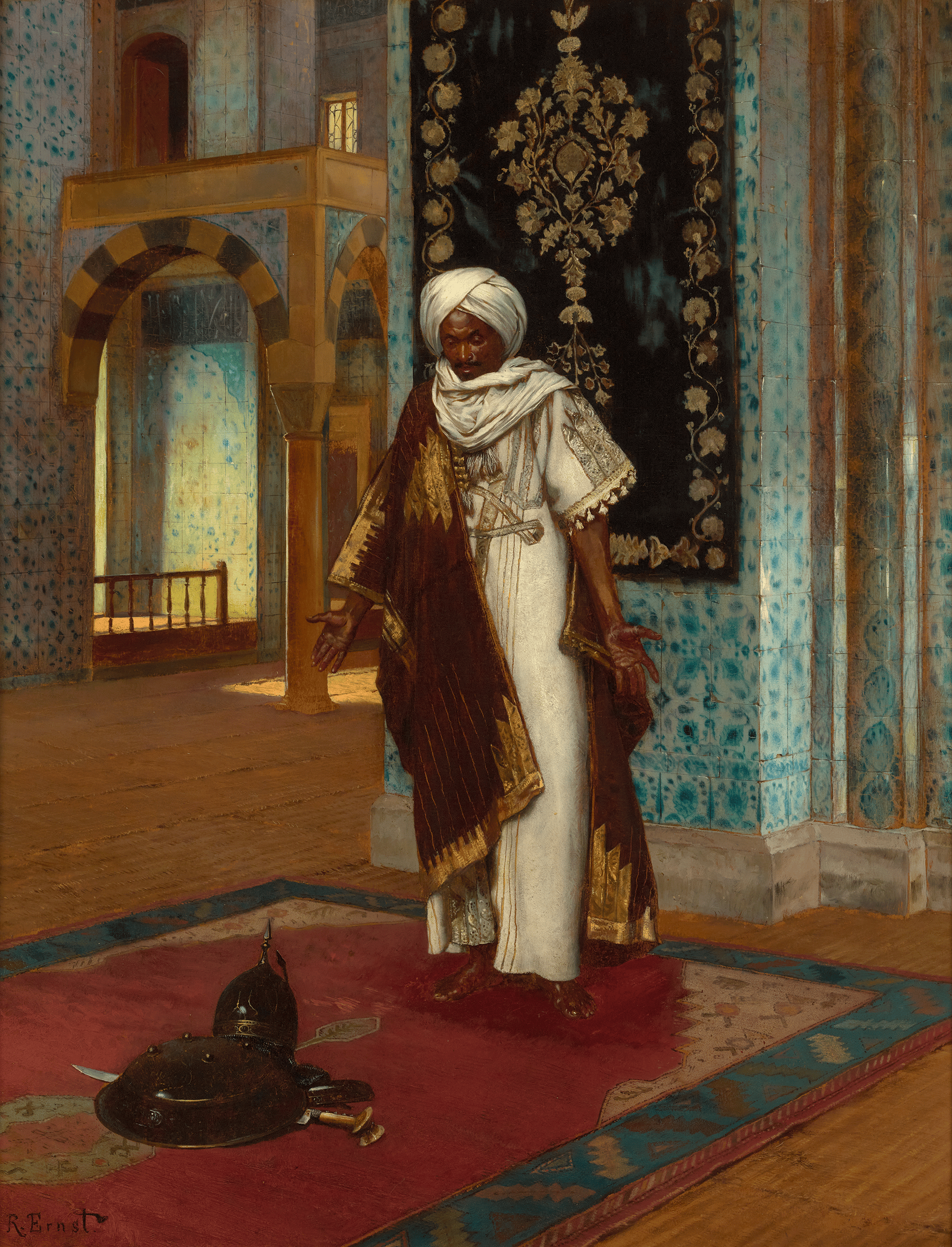 Praying for Victory by Rudolf Ernst