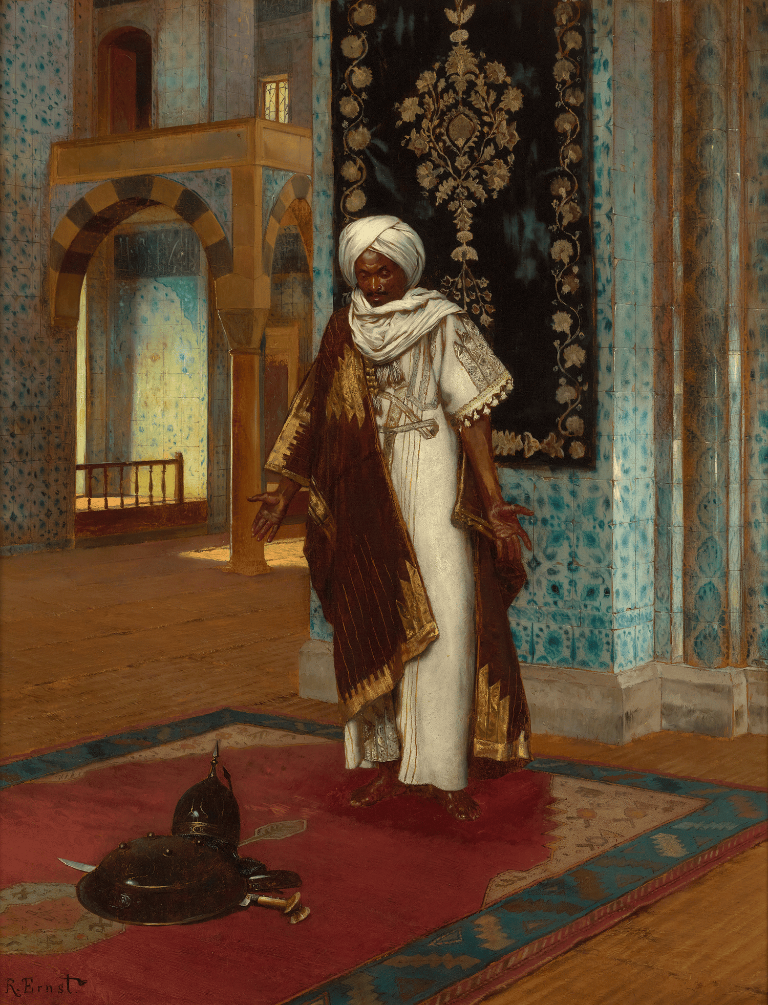 Praying for Victory by Rudolf Ernst