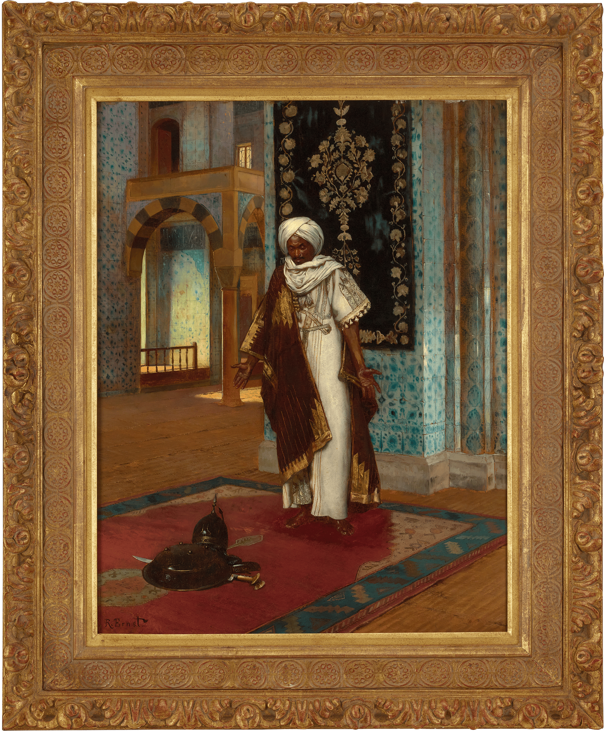 Praying for Victory by Rudolf Ernst