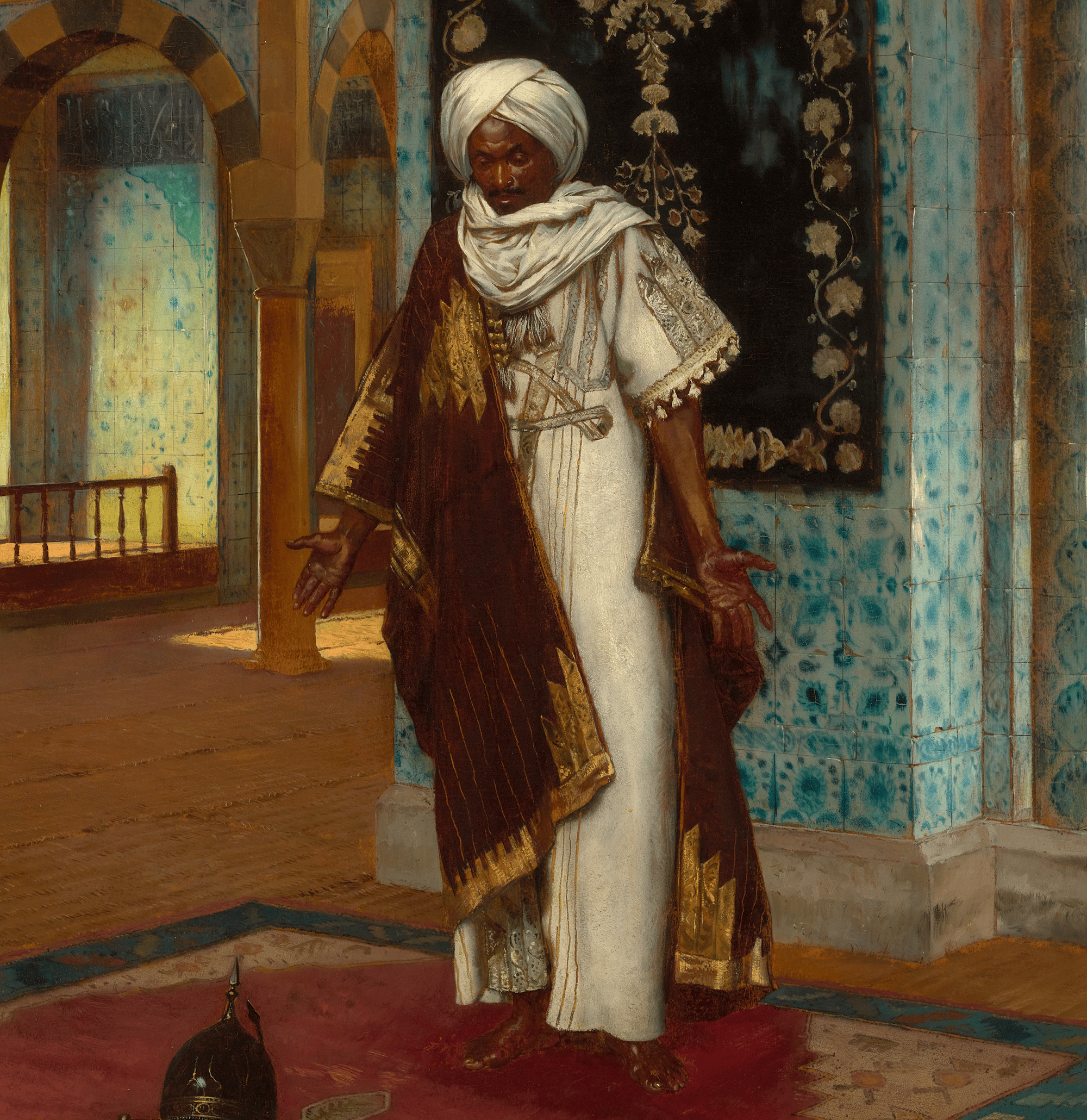 Praying for Victory by Rudolf Ernst