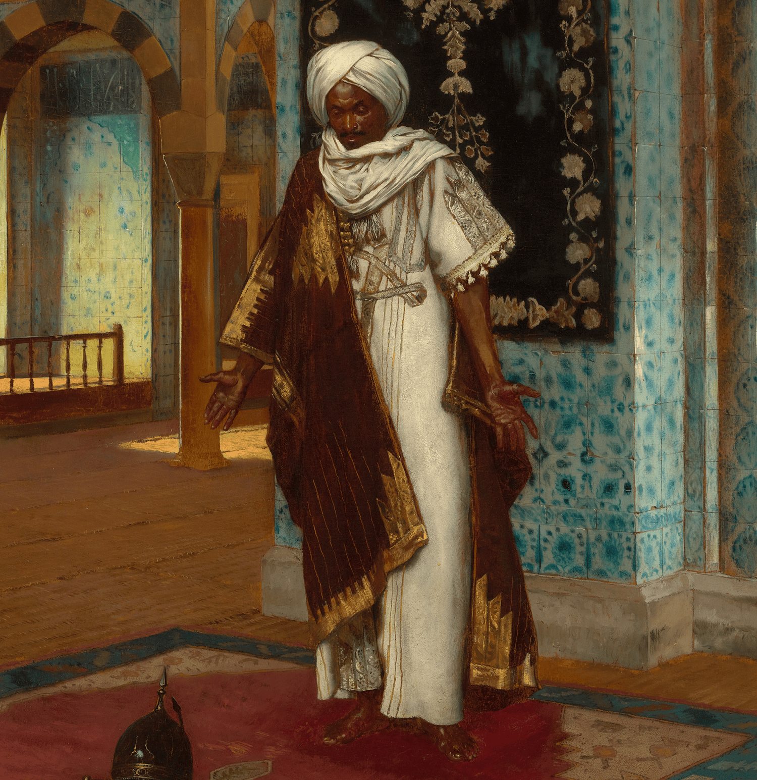 Praying for Victory by Rudolf Ernst