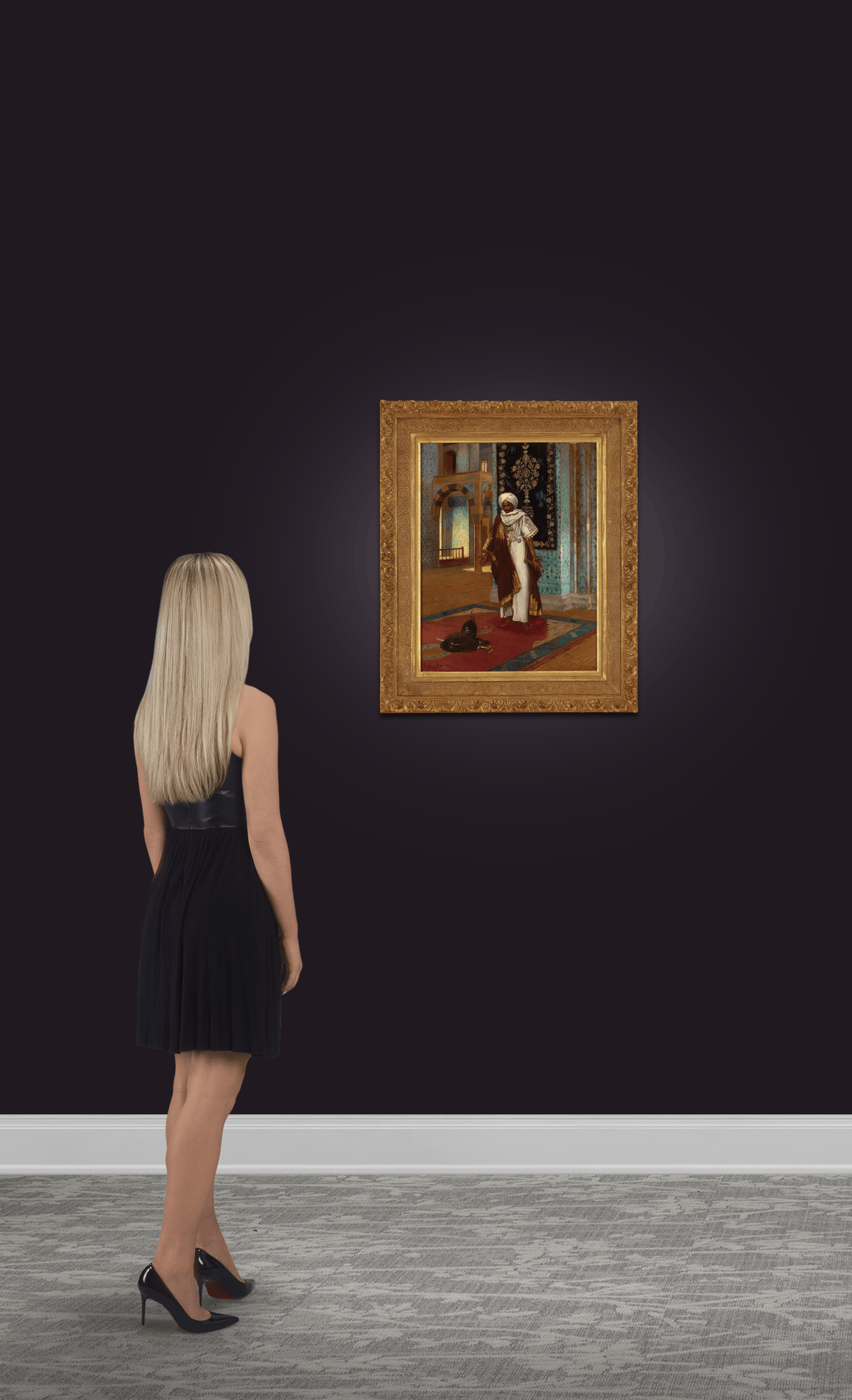 Praying for Victory by Rudolf Ernst