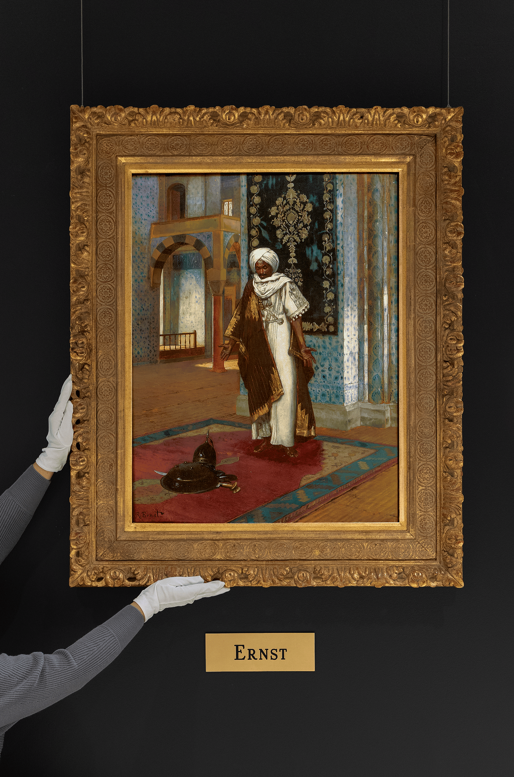 Praying for Victory by Rudolf Ernst