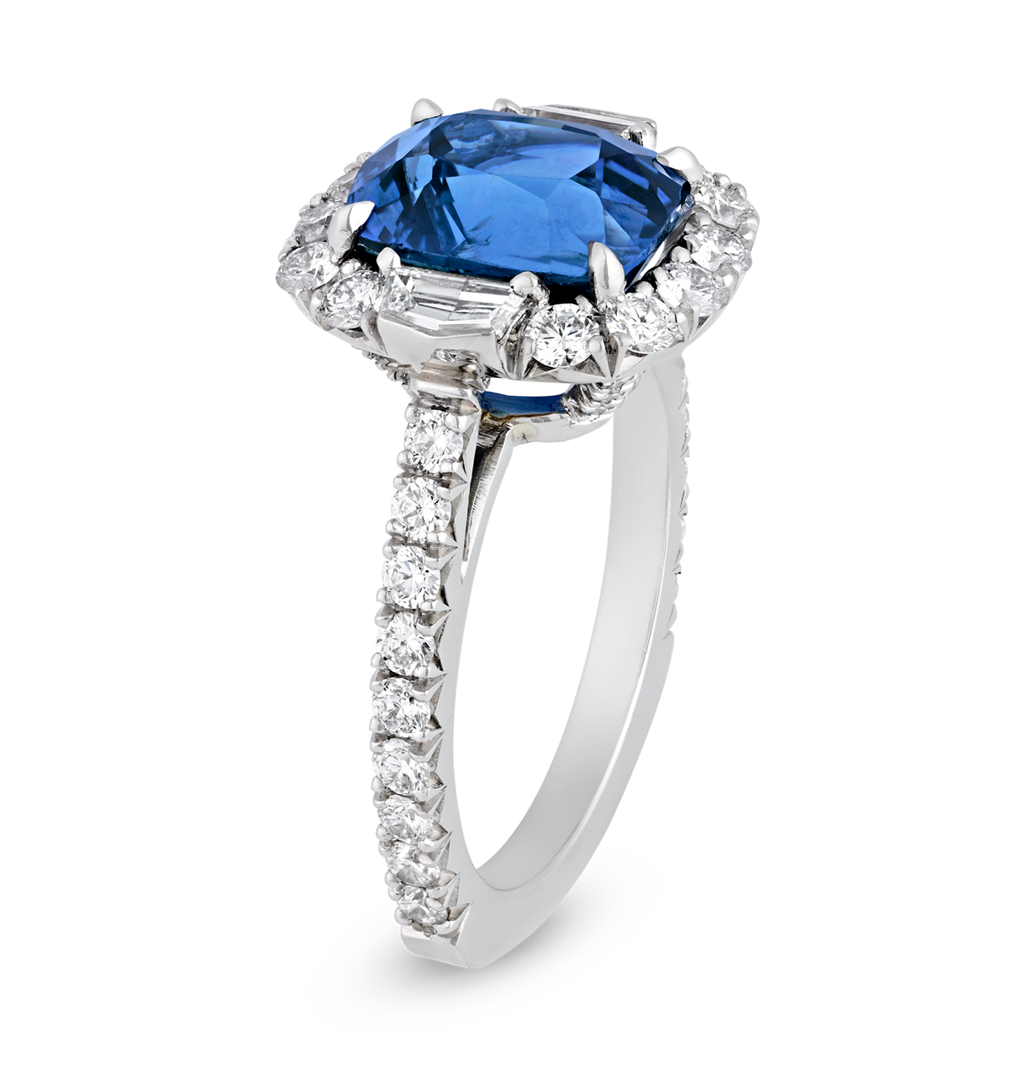 Unheated Sapphire Ring, 4.61 Carats