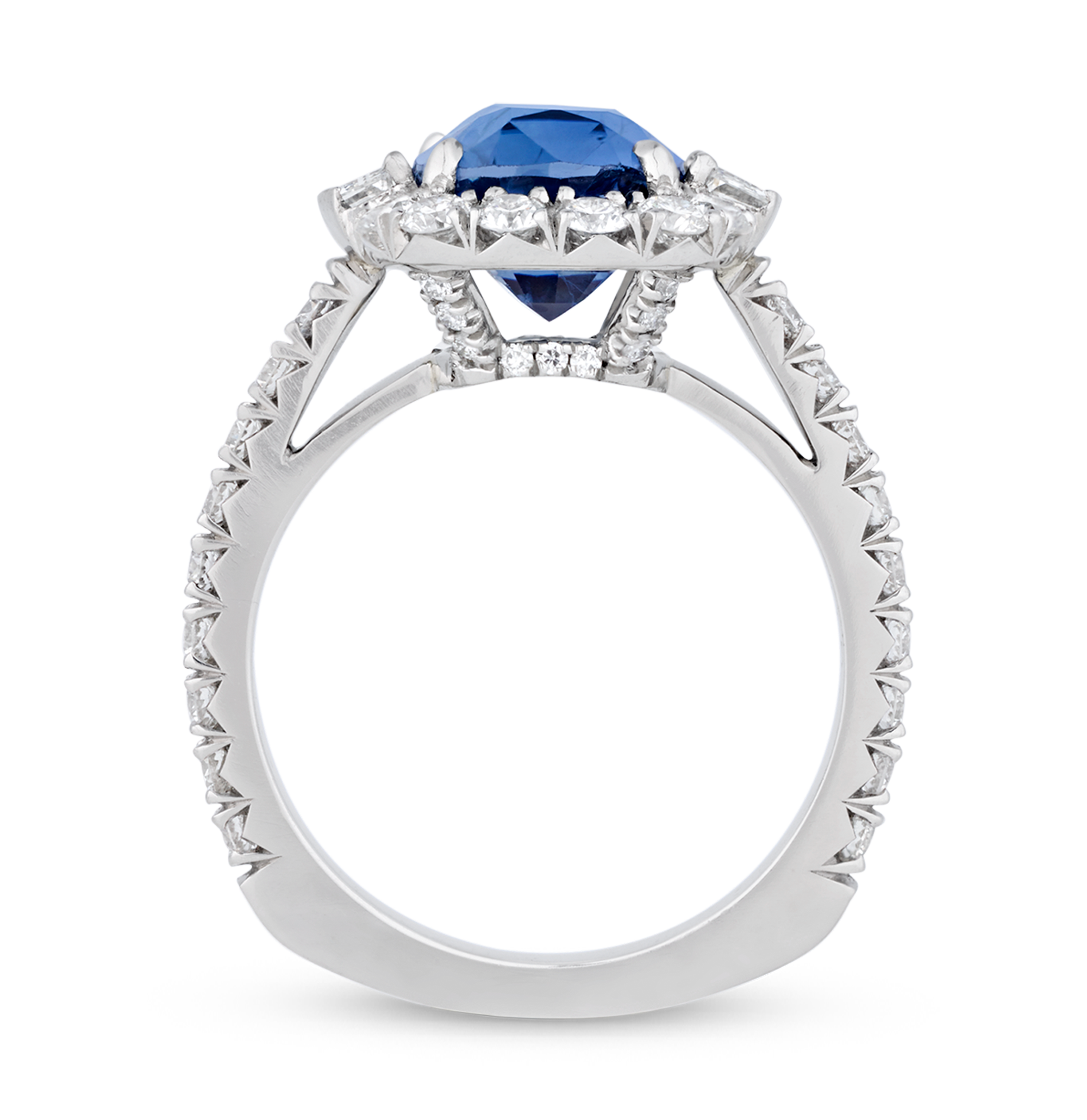 Unheated Sapphire Ring, 4.61 Carats