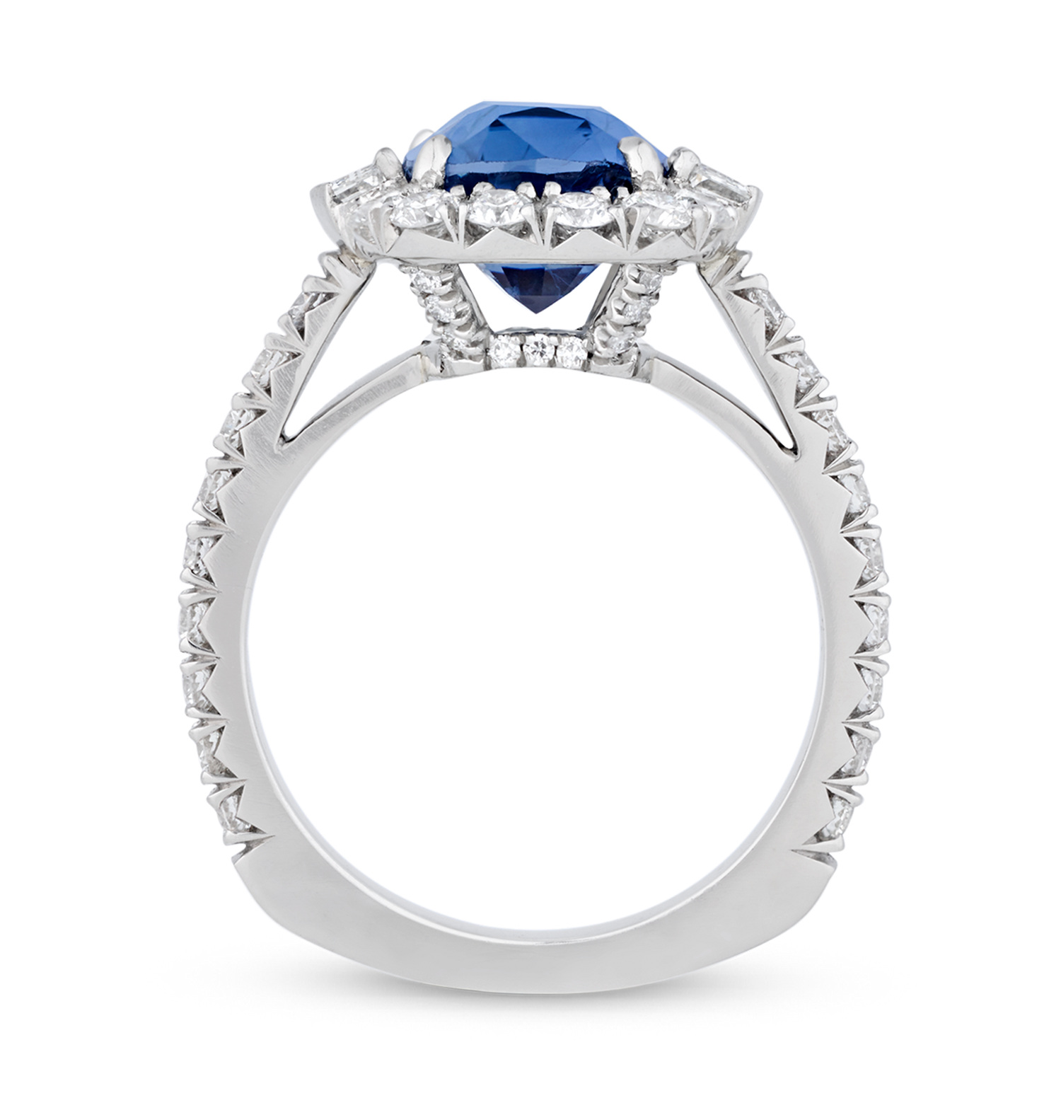 Unheated Sapphire Ring, 4.61 Carats