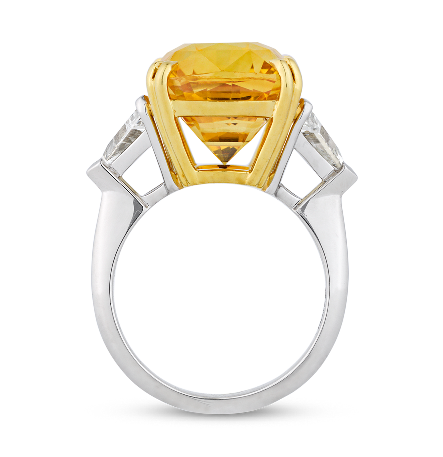 Yellow Sapphire Ring, 15.83 Carats