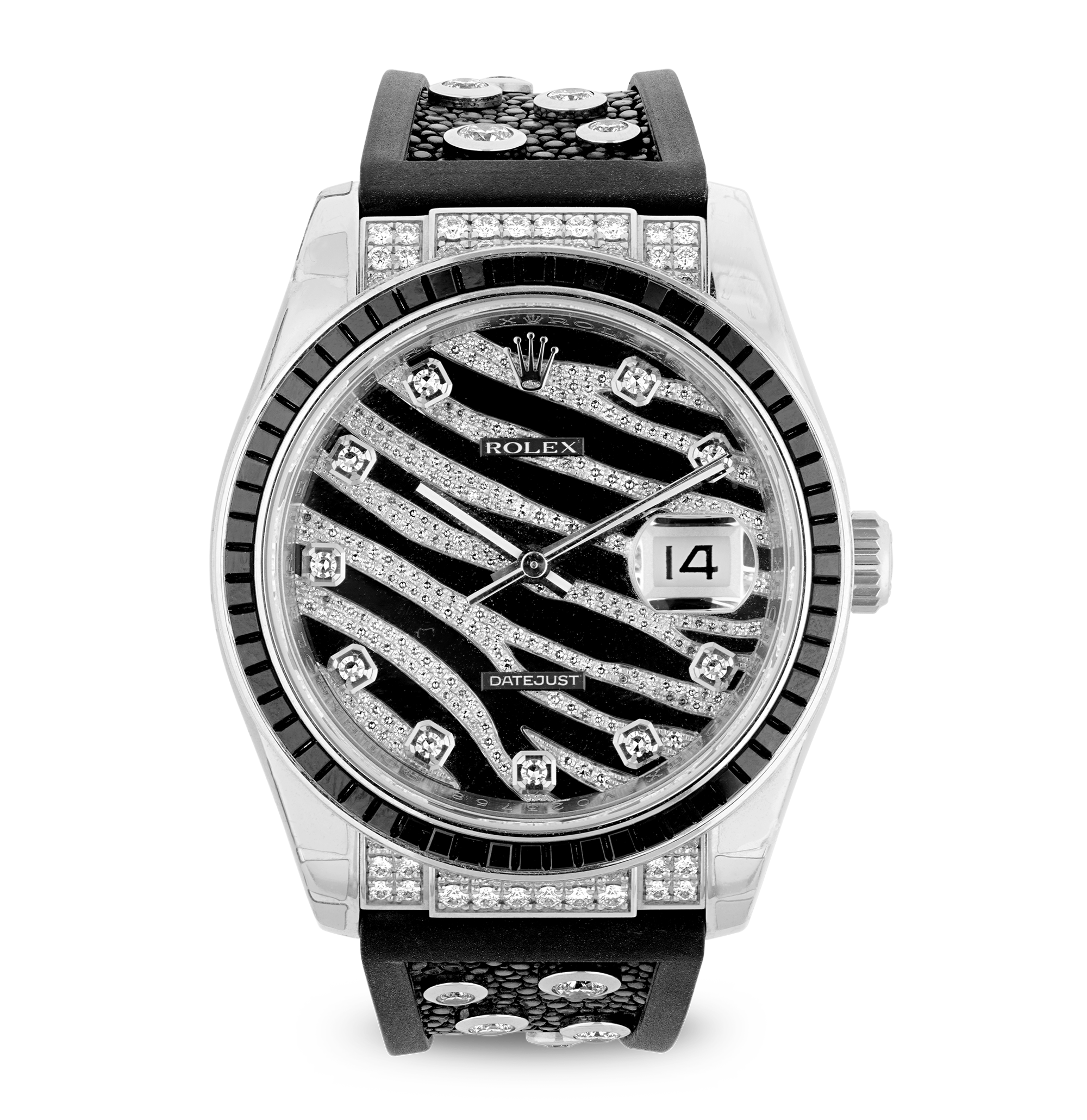 Rolex Datejust Zebra Wristwatch