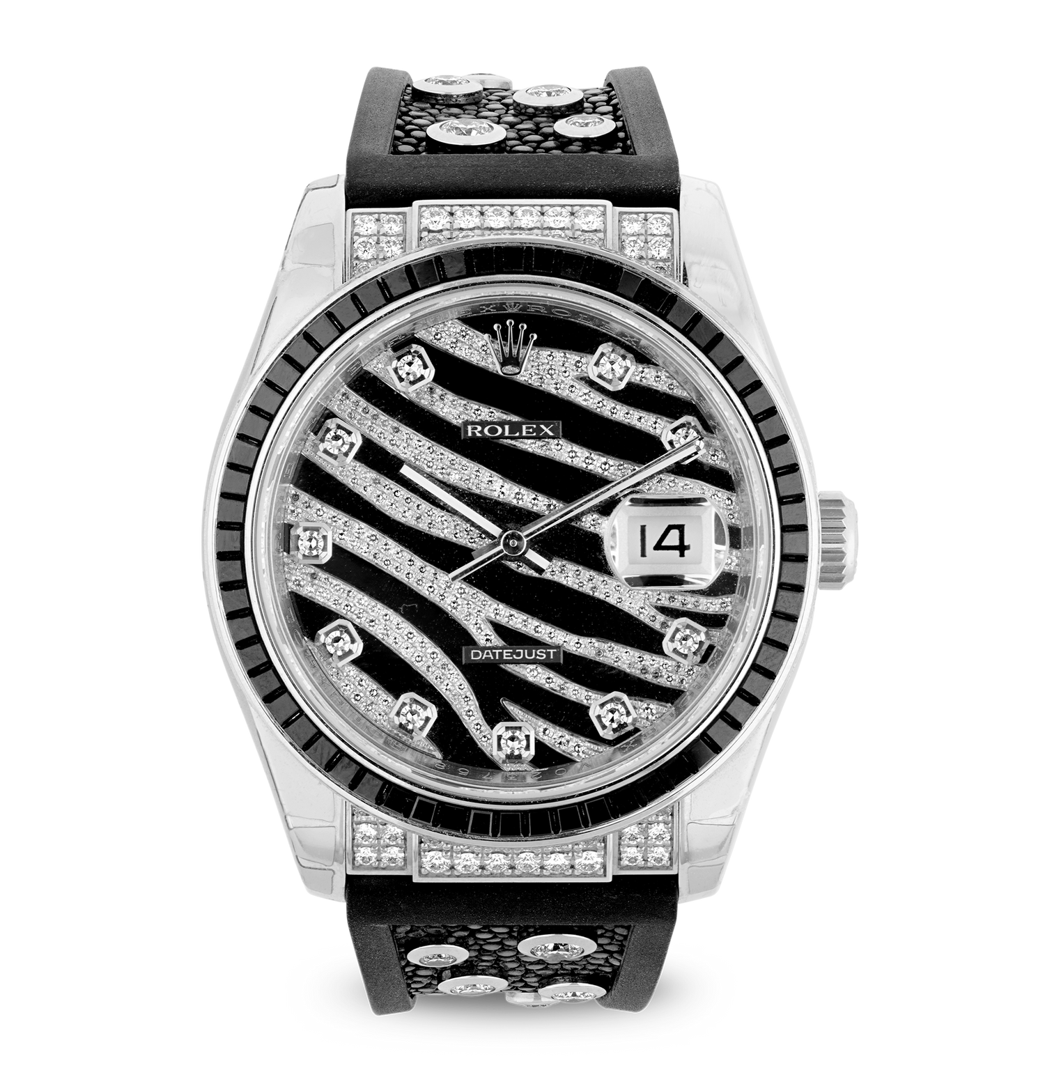 Rolex Datejust Zebra Wristwatch