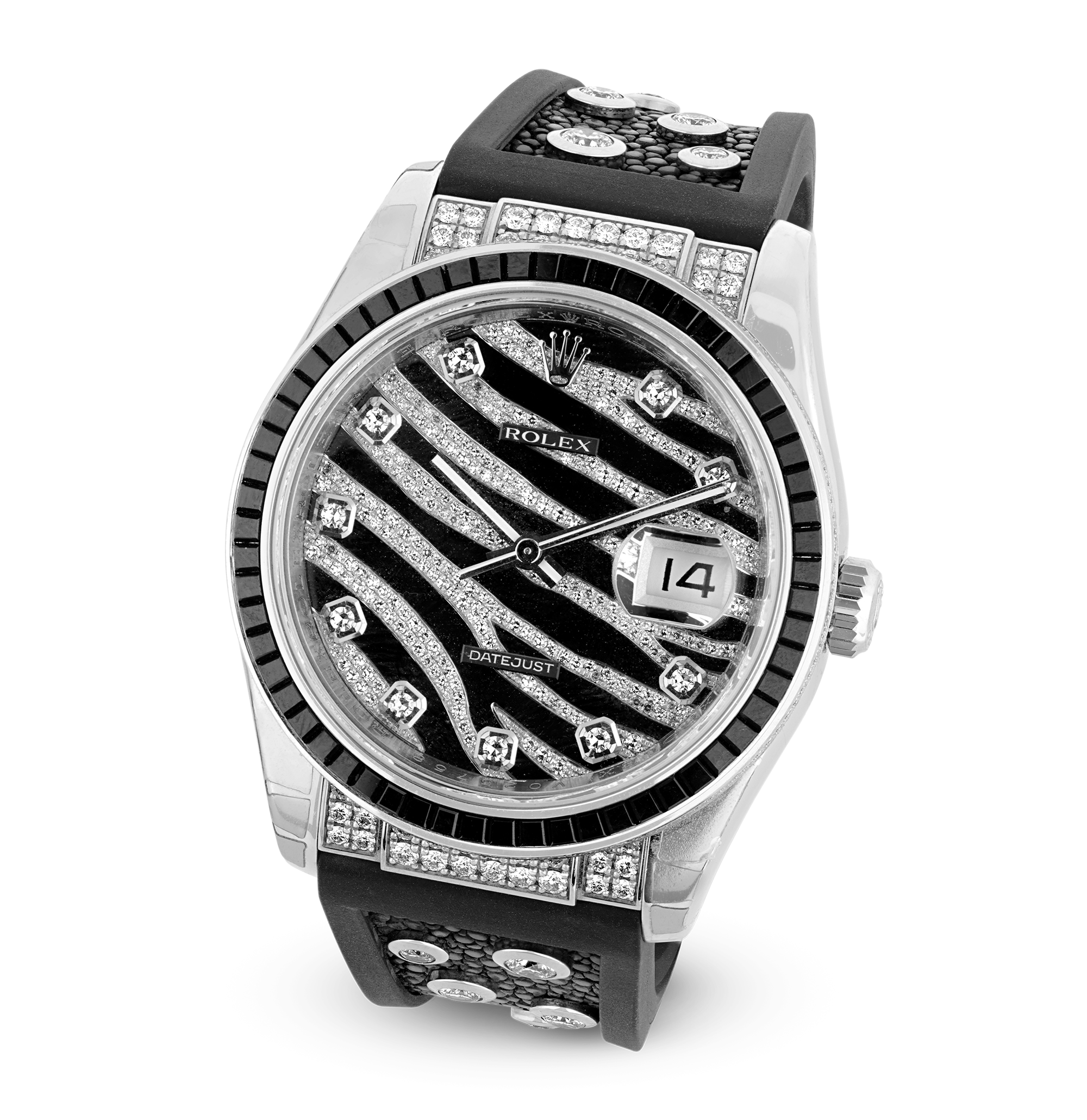 Rolex Datejust Zebra Wristwatch