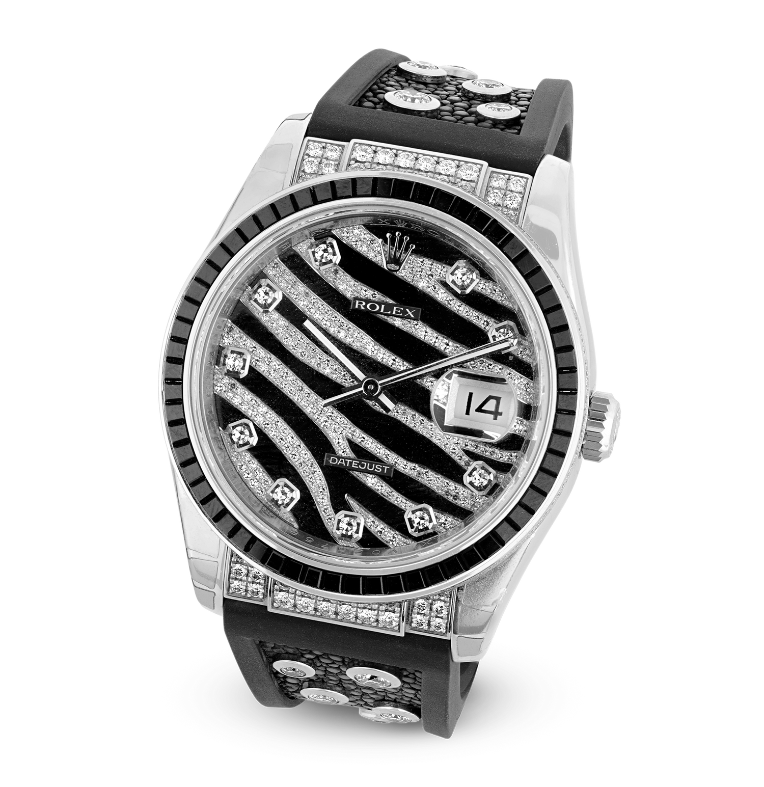 Rolex Datejust Zebra Wristwatch