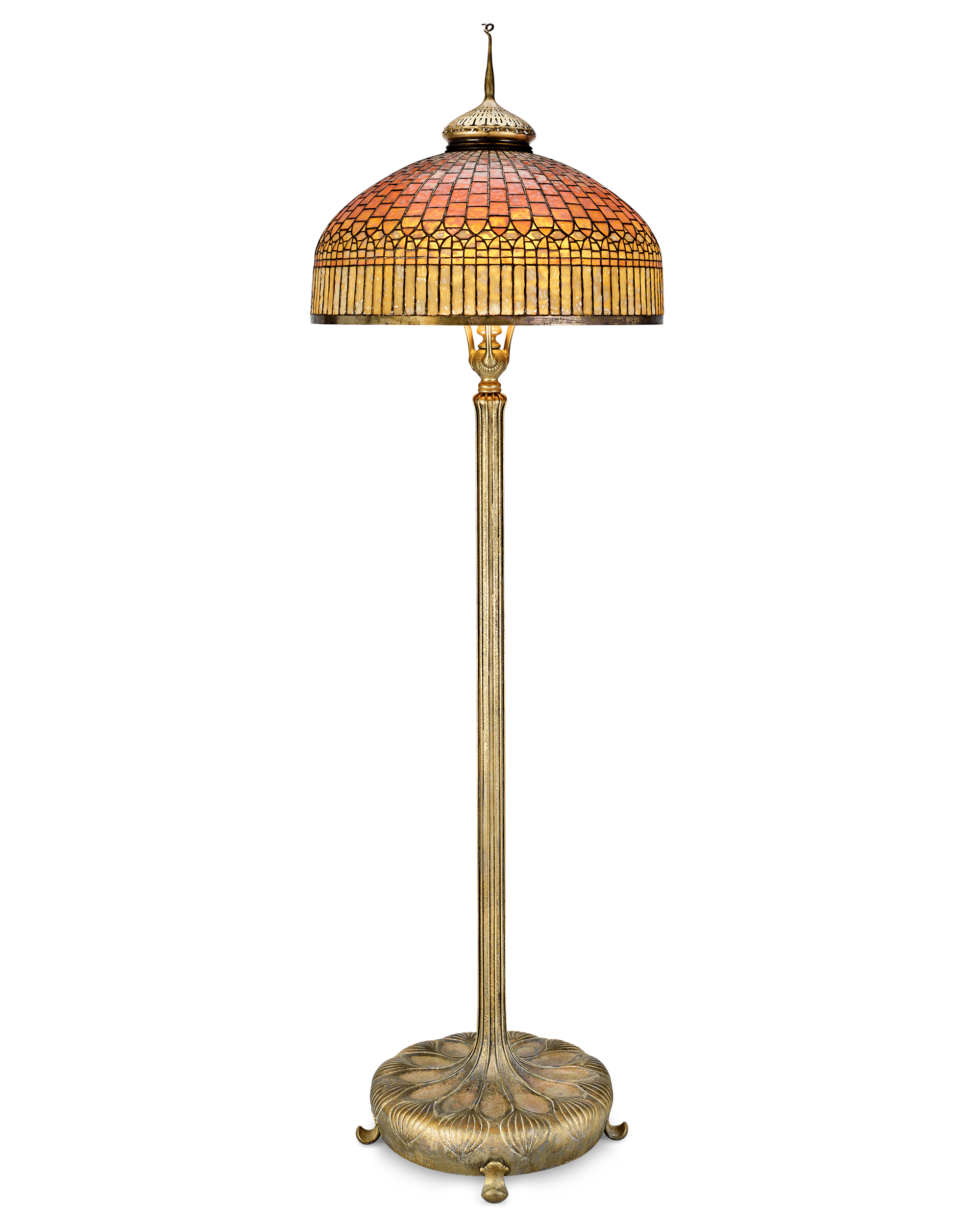 Tiffany Studios Curtain Border Floor Lamp