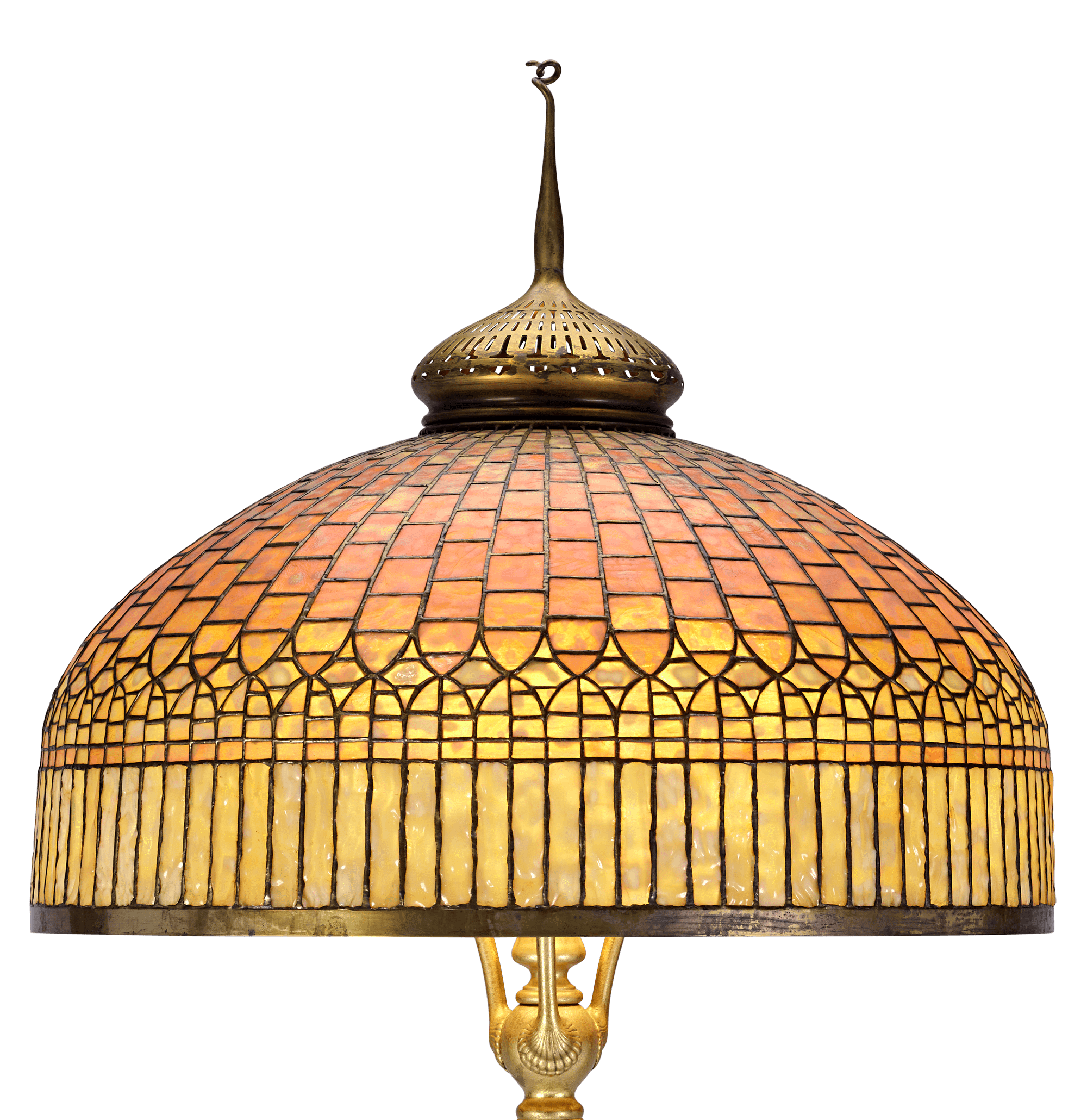 Tiffany Studios Curtain Border Floor Lamp