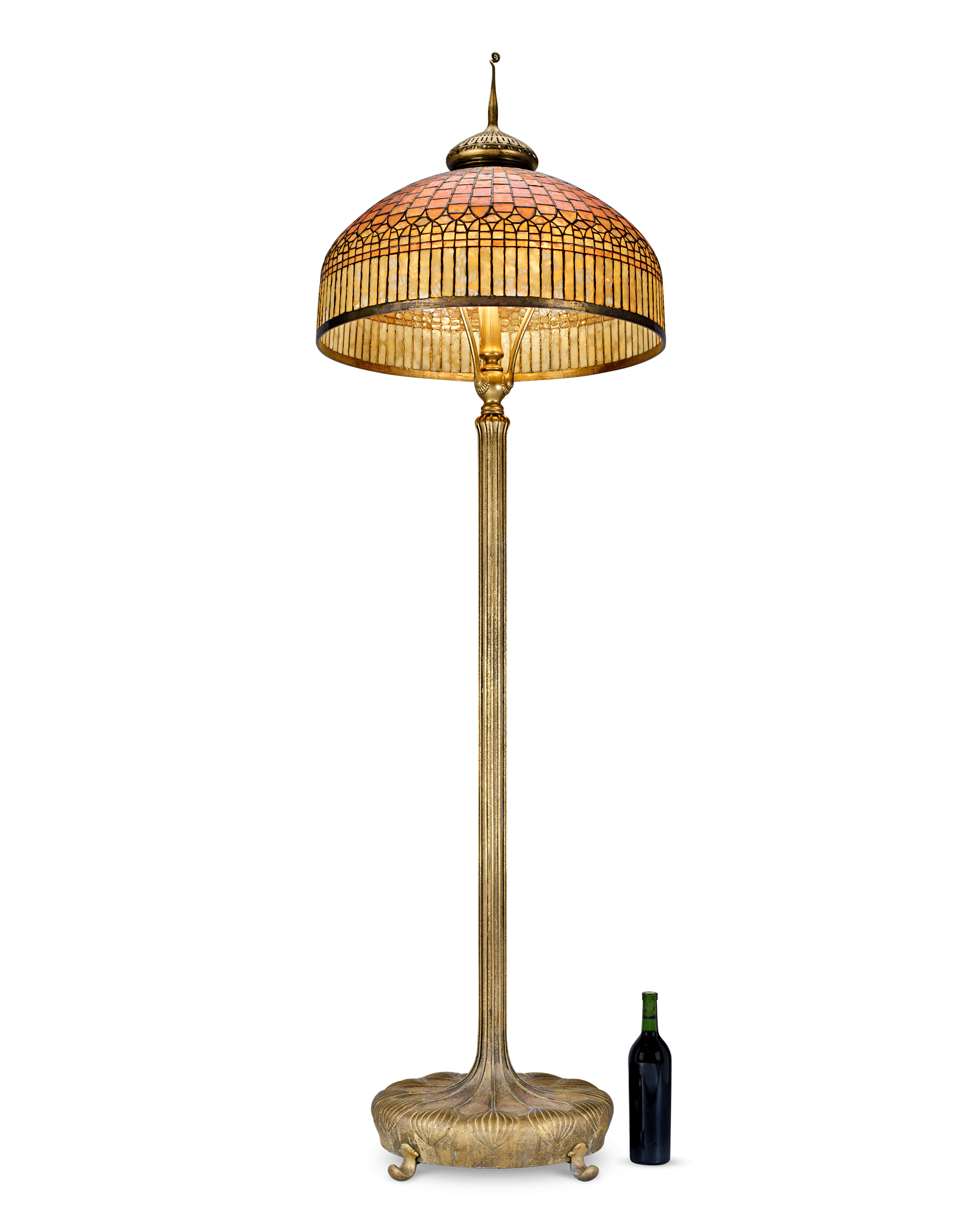 Tiffany Studios Curtain Border Floor Lamp