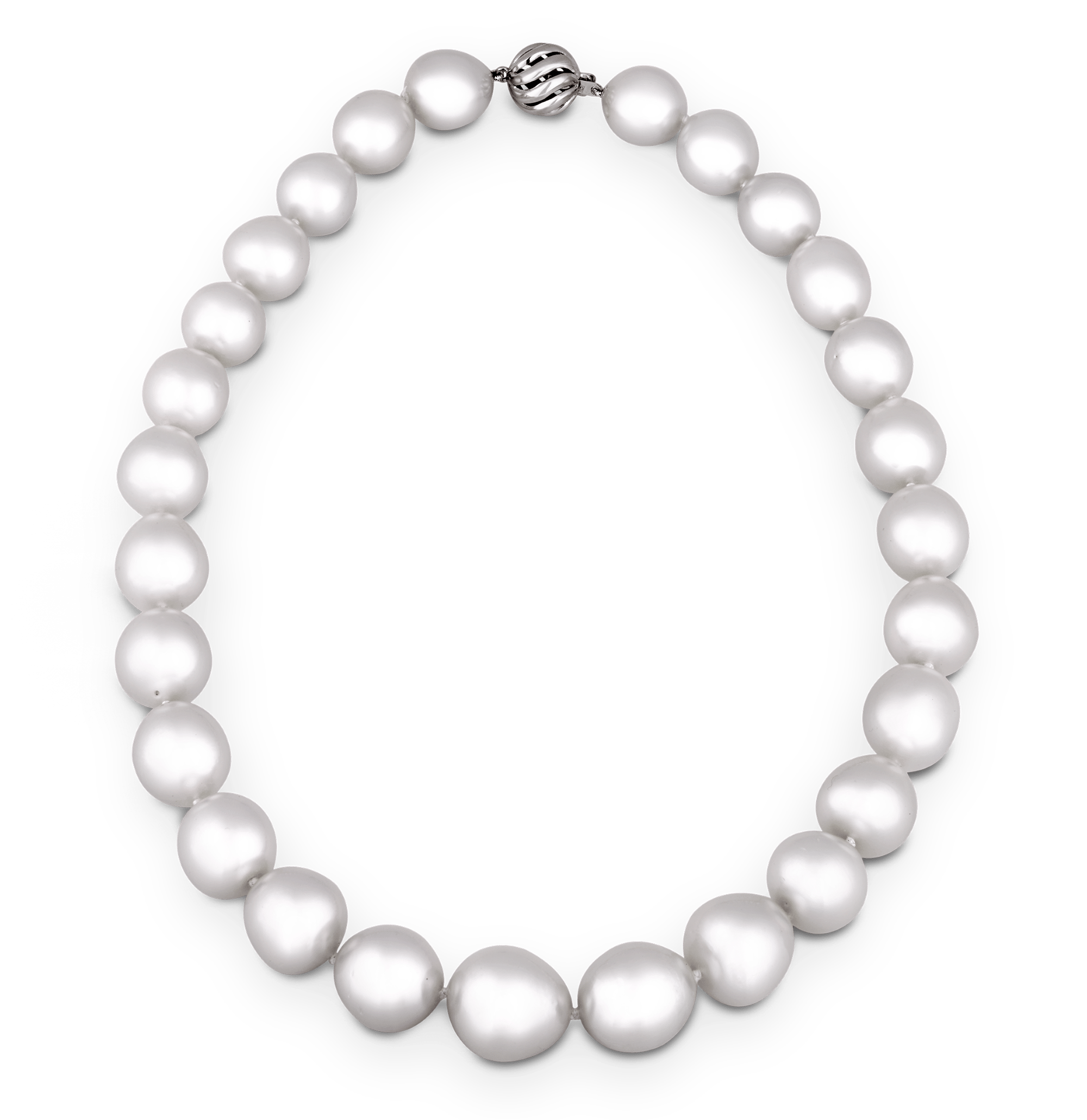 Semi-Baroque South Sea Pearl Necklace