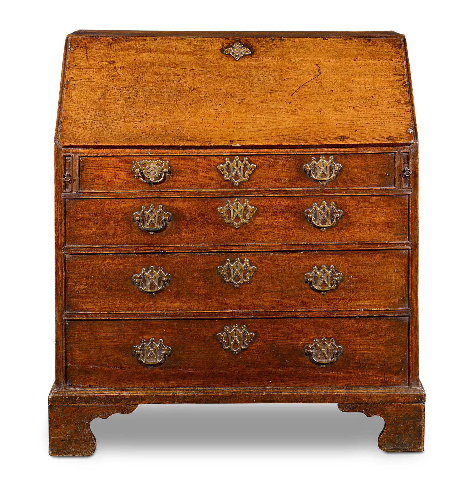 19th-Century British Campaign Bureau-Bedstead