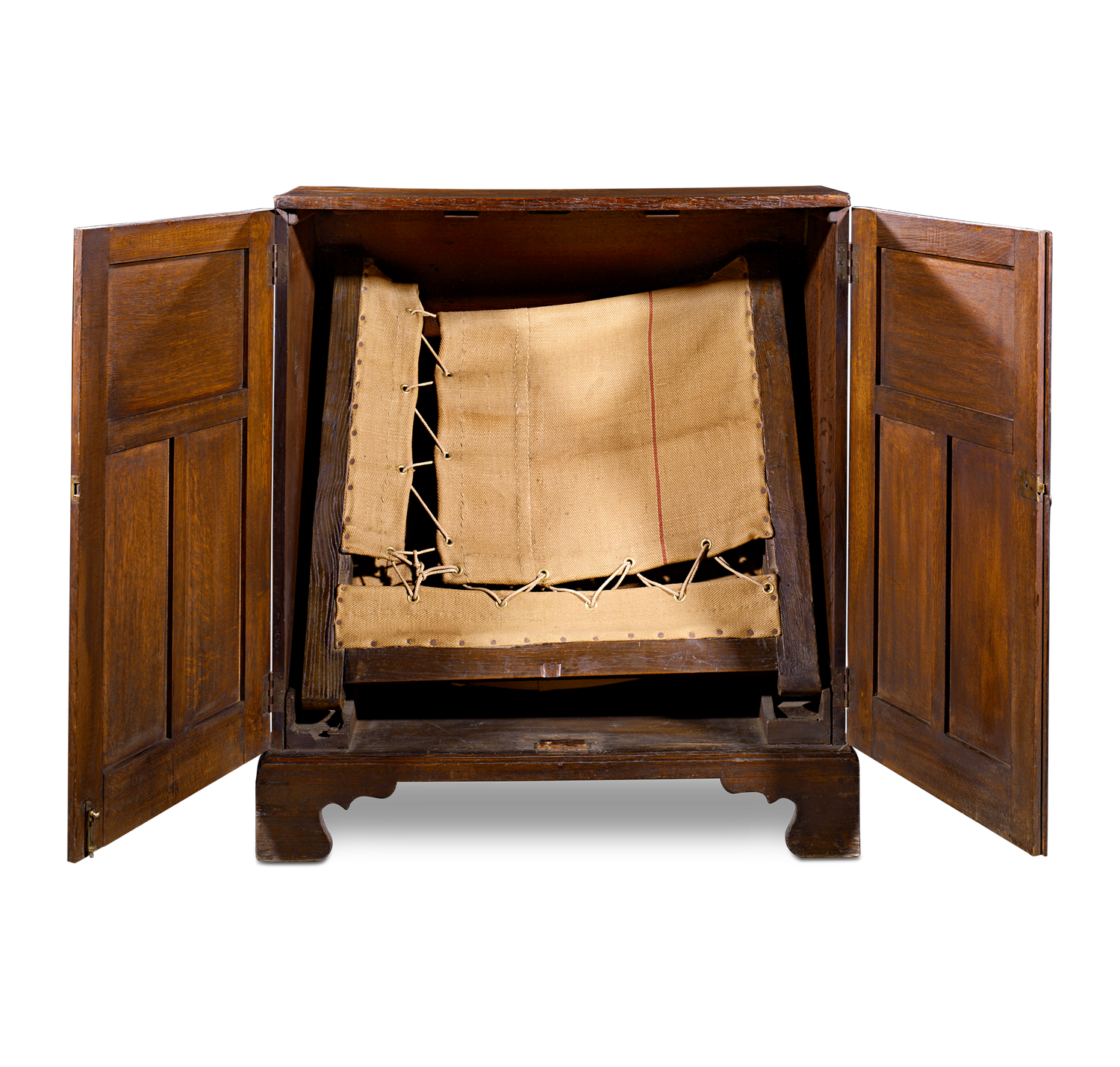 19th-Century British Campaign Bureau-Bedstead