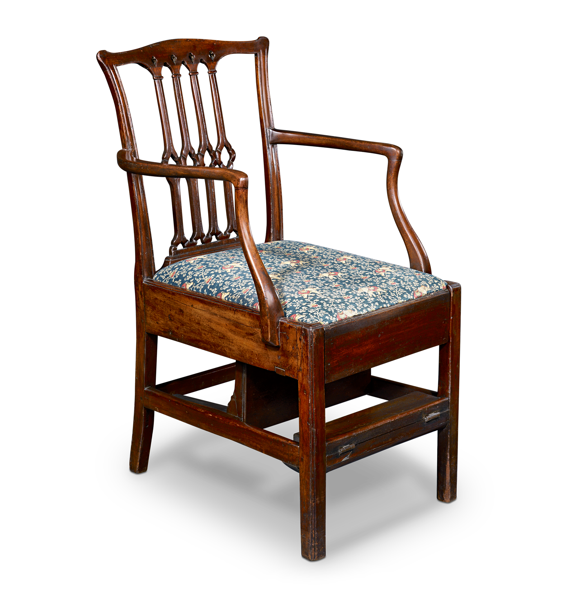 Chippendale-Style Metamorphic Library Chair