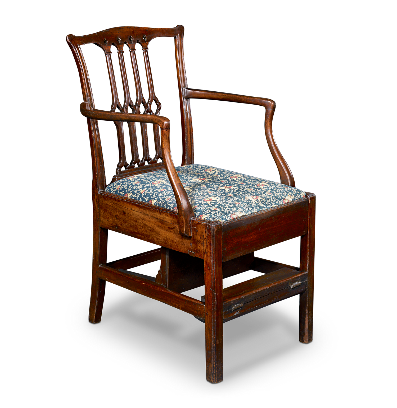 Chippendale-Style Metamorphic Library Chair