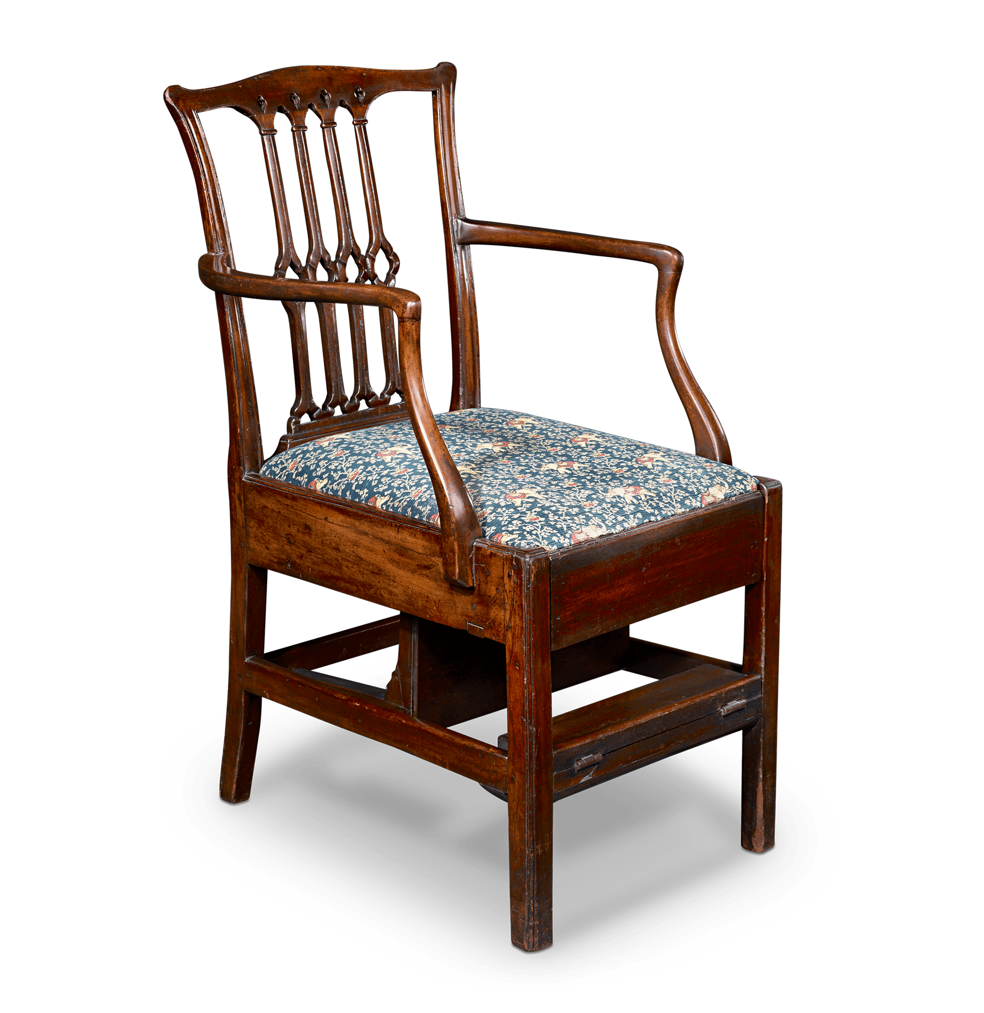 Chippendale-Style Metamorphic Library Chair