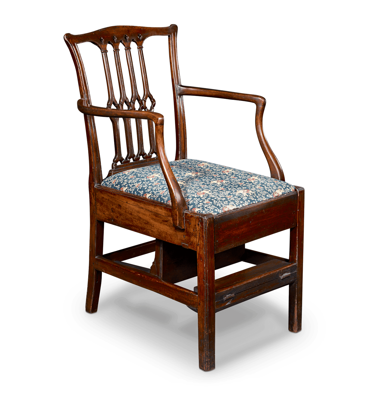 Chippendale-Style Metamorphic Library Chair