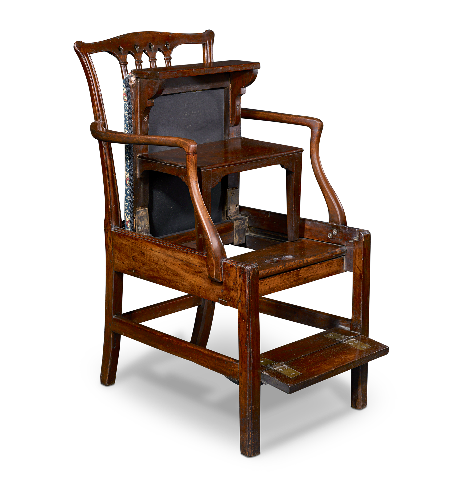 Chippendale-Style Metamorphic Library Chair