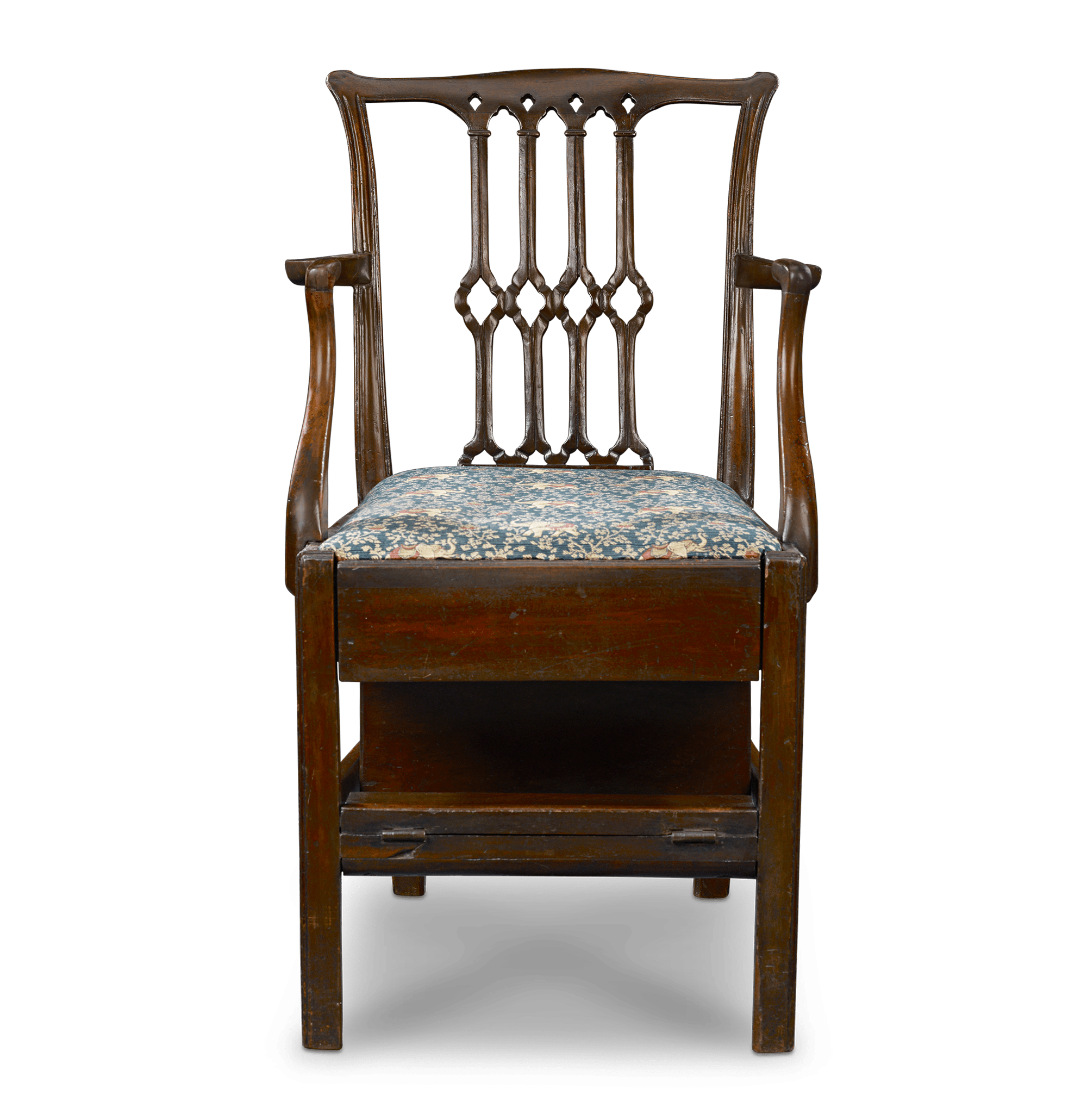 Chippendale-Style Metamorphic Library Chair