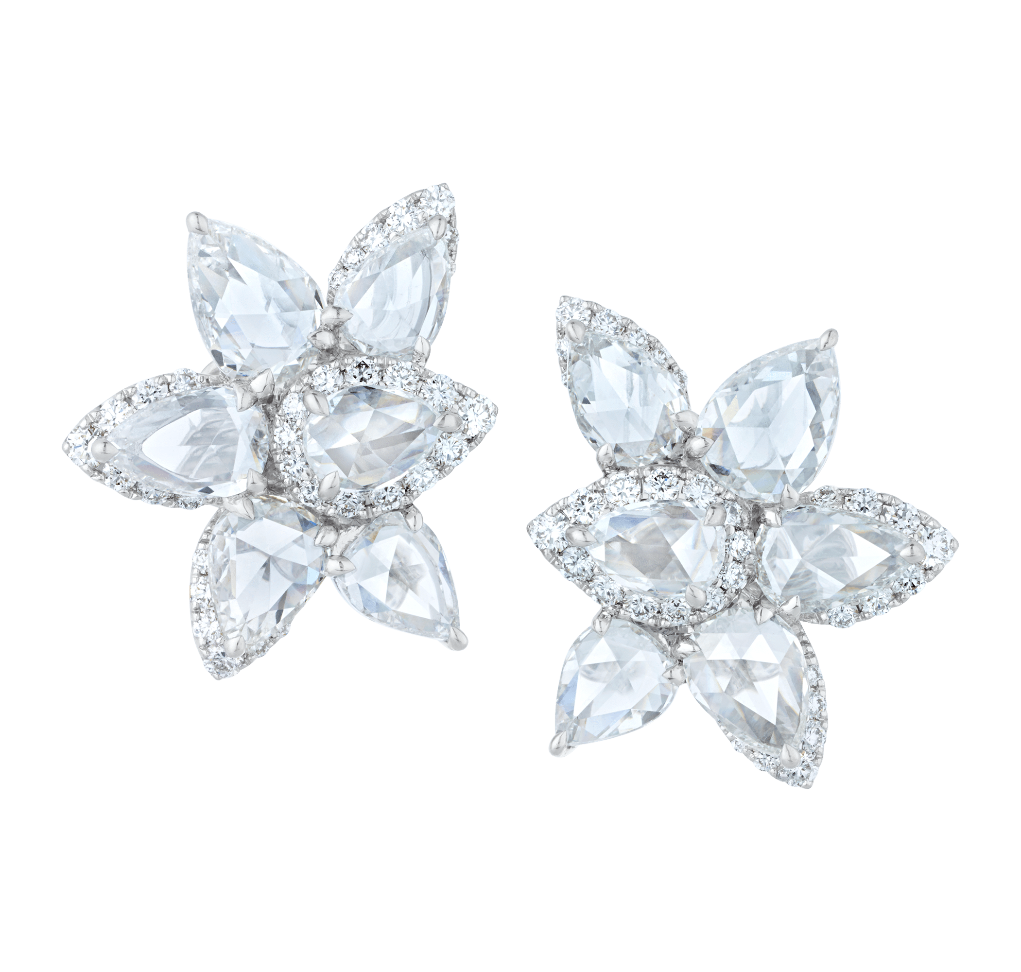 Diamond Earrings, 5.18 carats