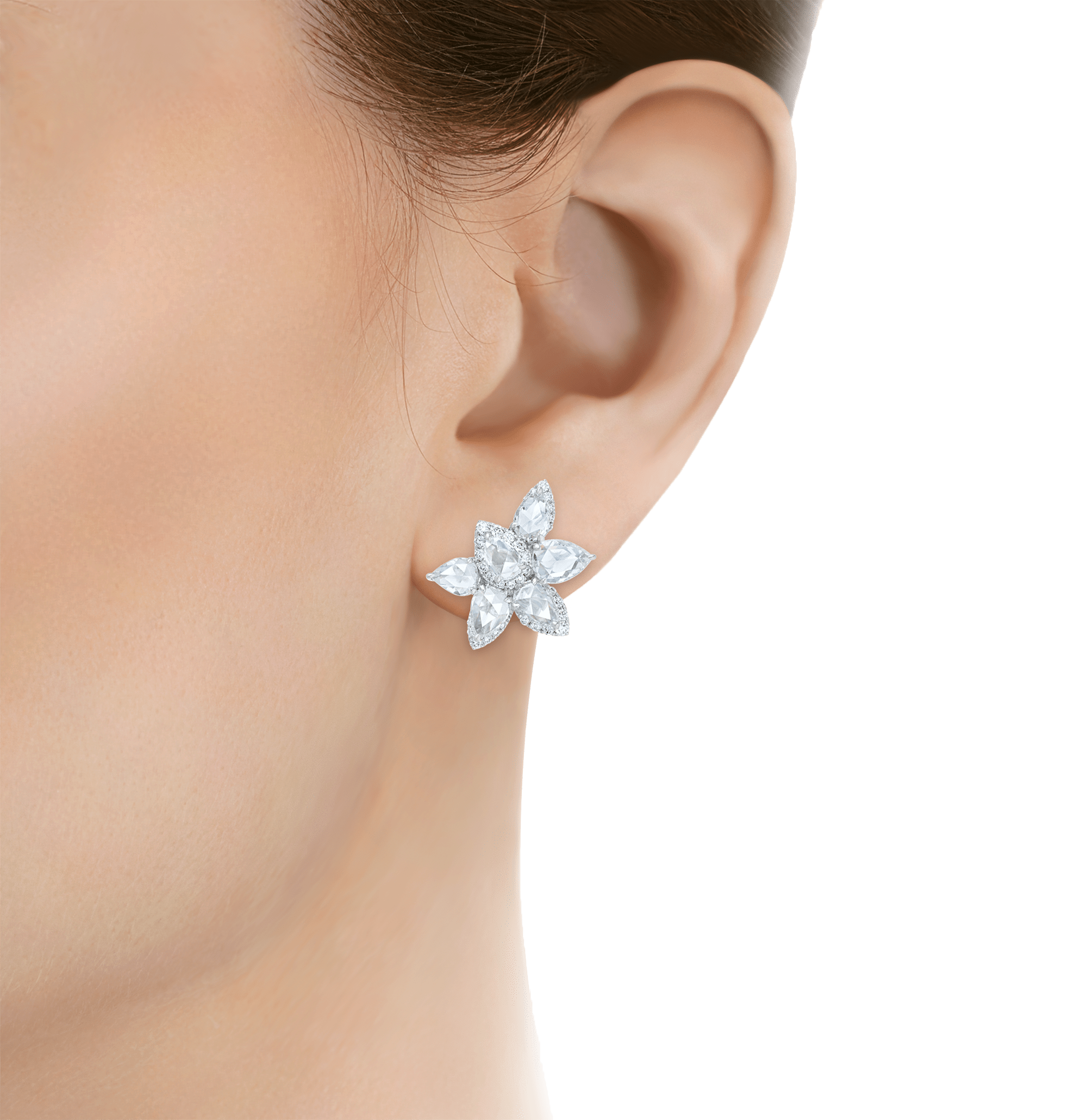 Diamond Earrings, 5.18 carats