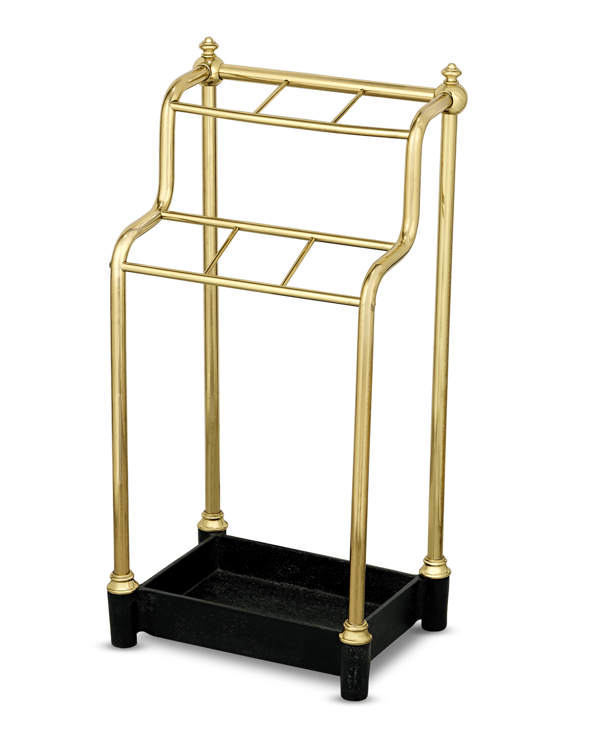 Two Level Brass Cane Stand