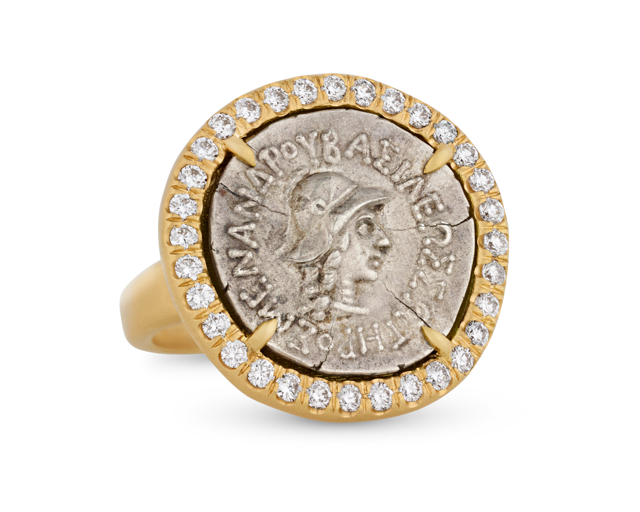 Ancient Indo-Greek Drachma Ring