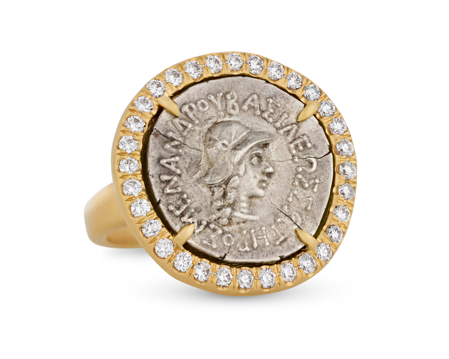 Ancient Indo-Greek Drachma Ring