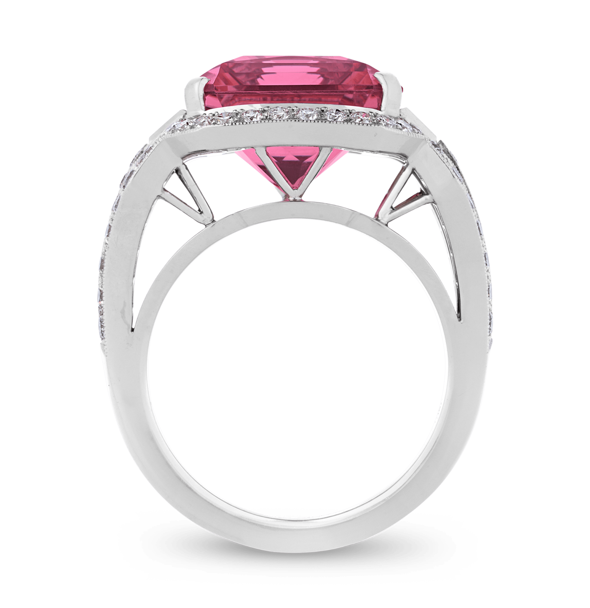 Raymond Yard Pink Tourmaline Ring, 7.56 carats