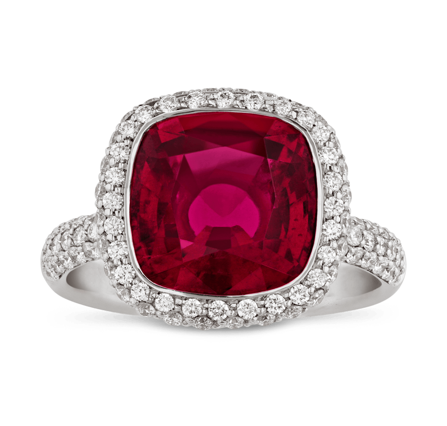 Rubellite Ring, 4.12 carats