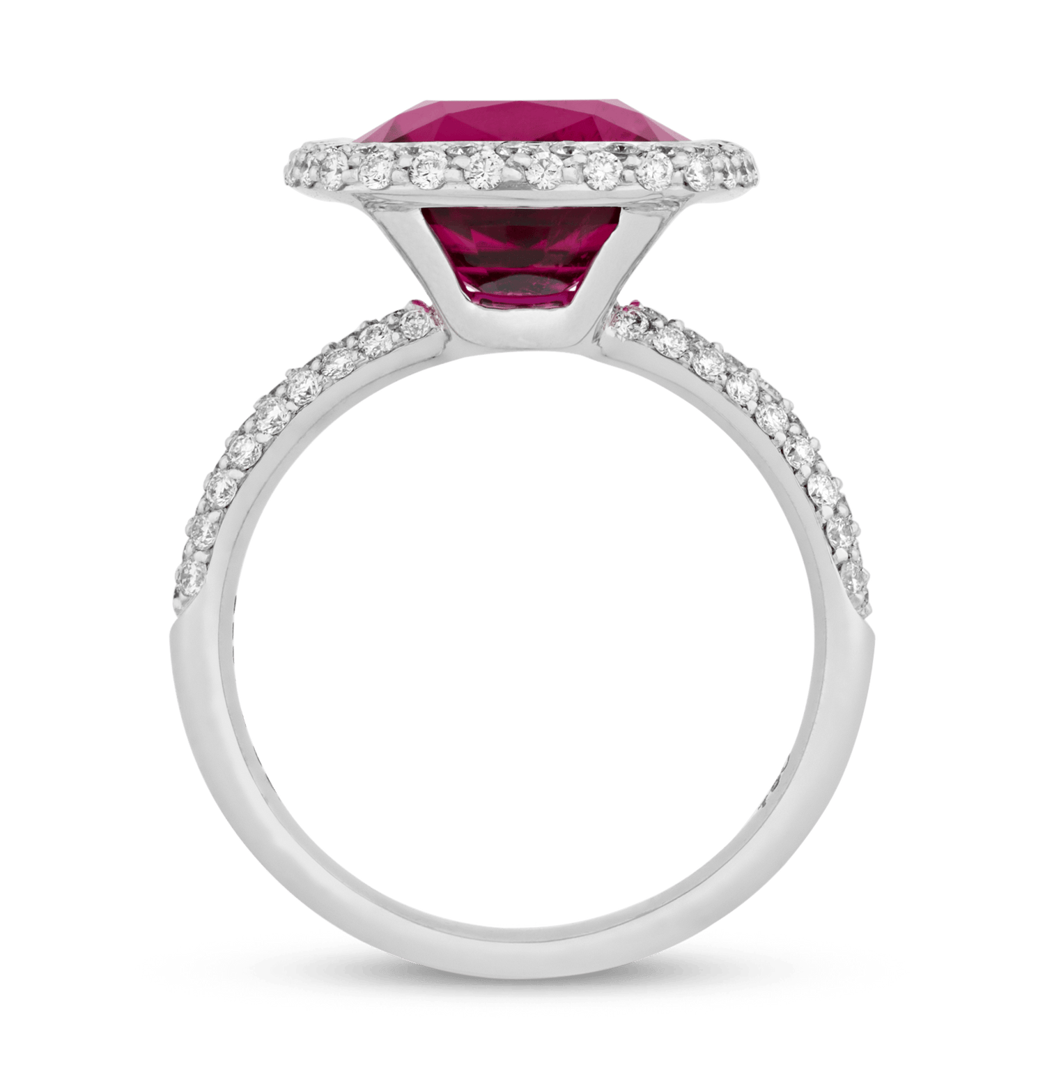 Rubellite Ring, 4.12 carats