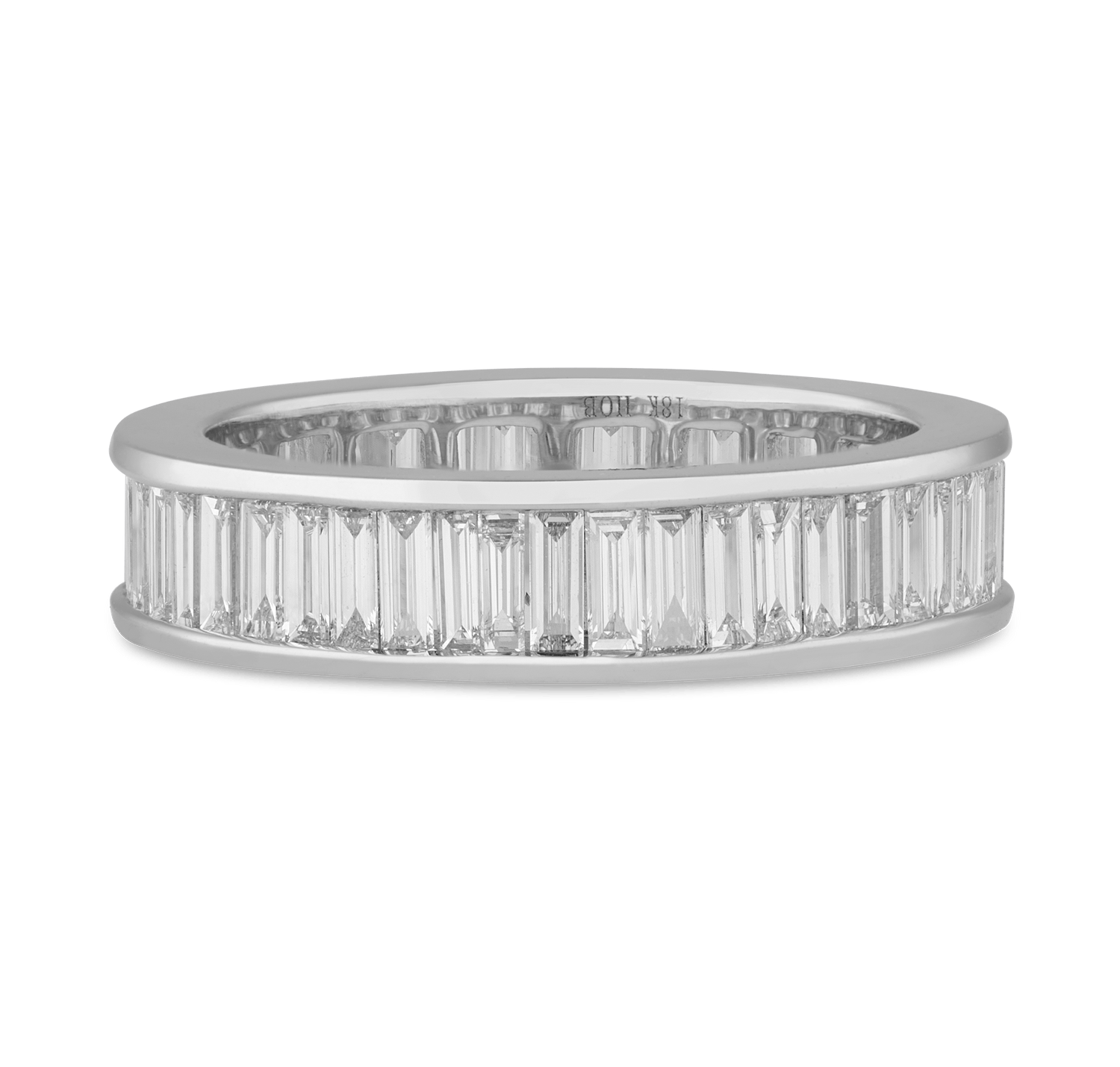 Baguette Cut Diamond Eternity Band, 2.10 carats